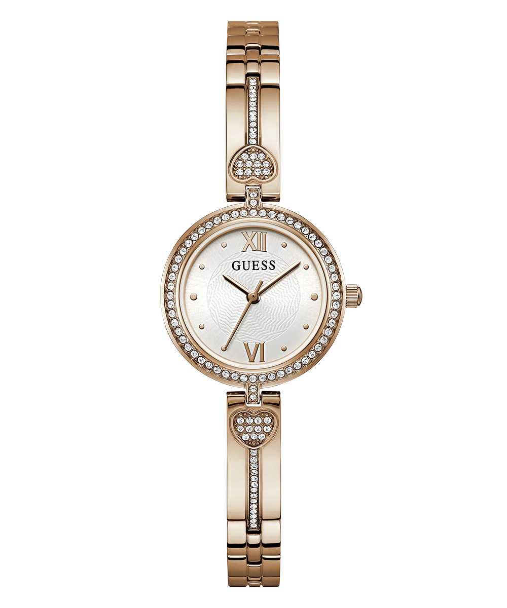 GUESS Ladies Rose Gold Tone Analog Watch - Image 6