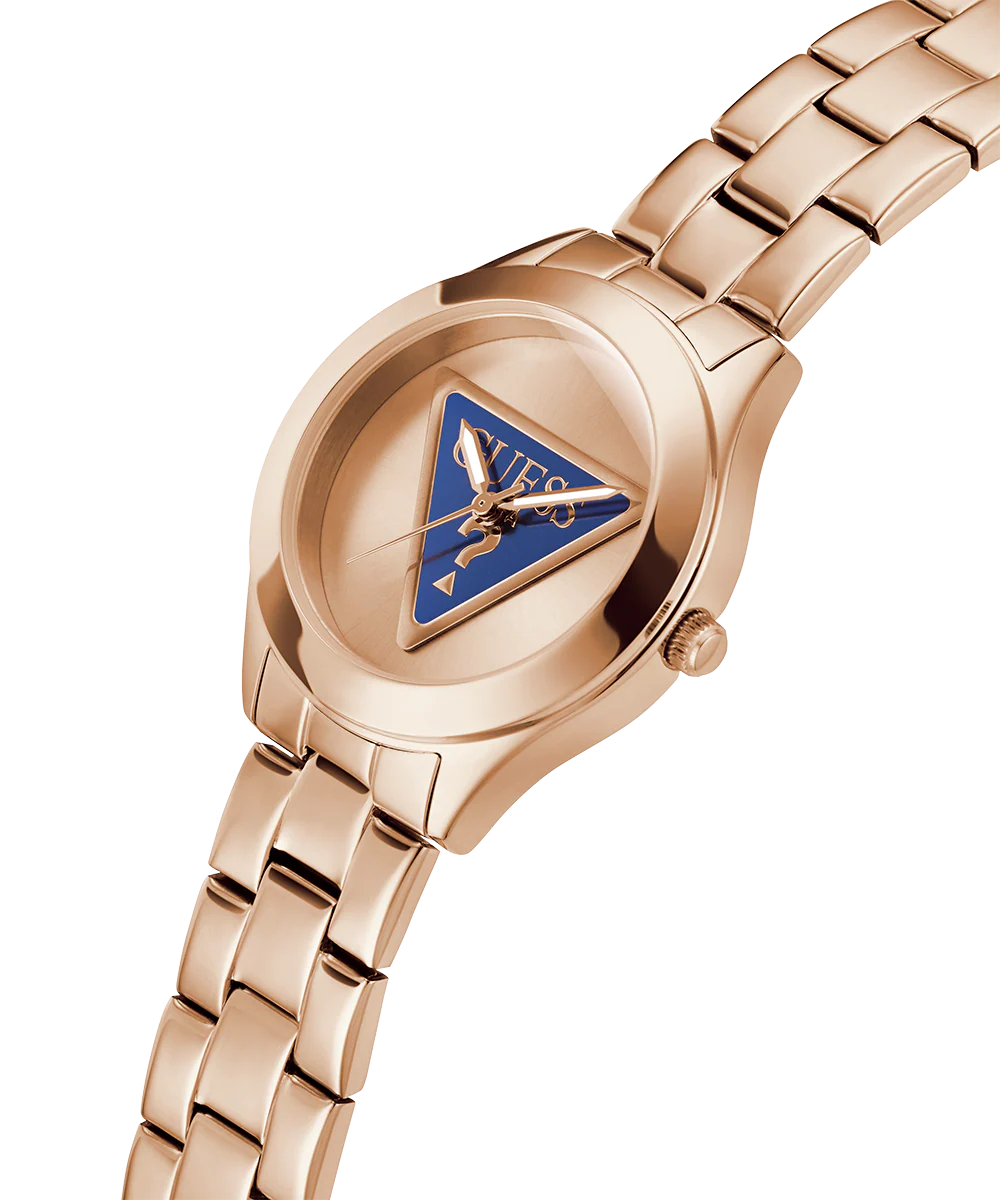 GUESS Ladies Rose Gold Tone Analog Watch - Image 3