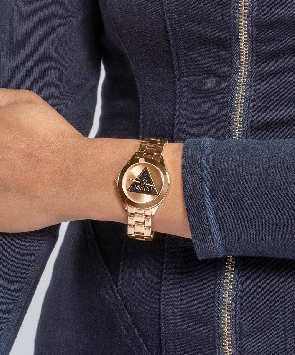 GUESS Ladies Rose Gold Tone Analog Watch - Image 6