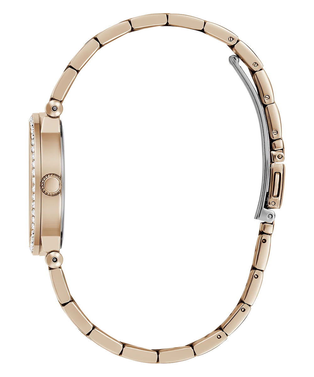 GUESS Ladies Rose Gold Tone Analog Watch - Image 8