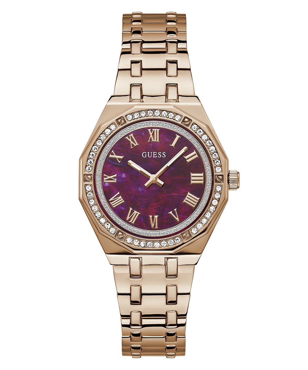 GUESS Ladies Rose Gold Tone Analog Watch - Image 4
