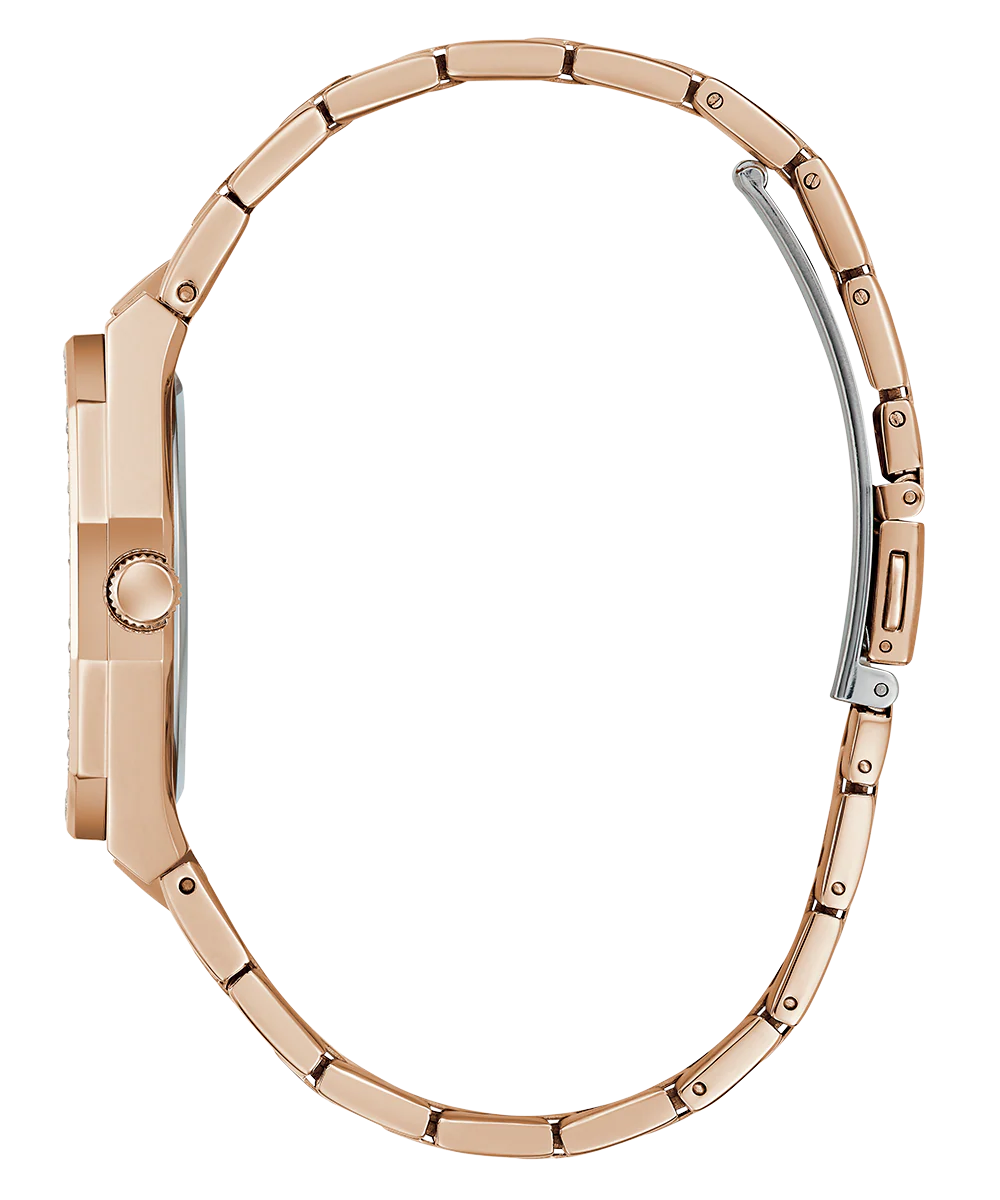 GUESS Ladies Rose Gold Tone Analog Watch - Image 7