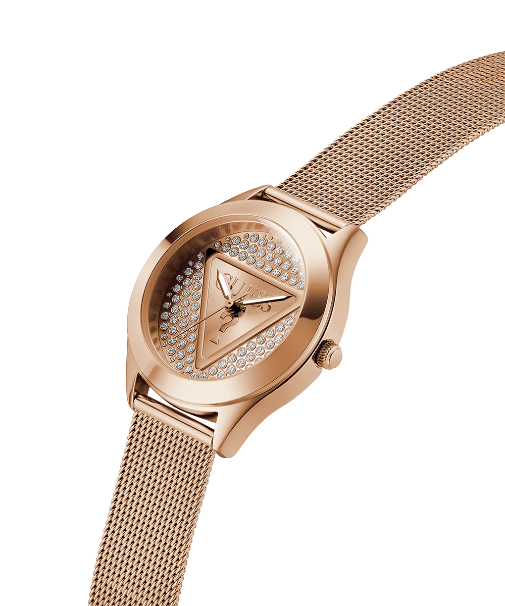 GUESS Ladies Rose Gold Tone Analog Watch - Image 2