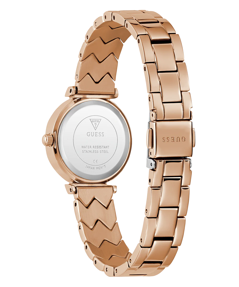GUESS Ladies Rose Gold Tone Analog Watch - Image 8