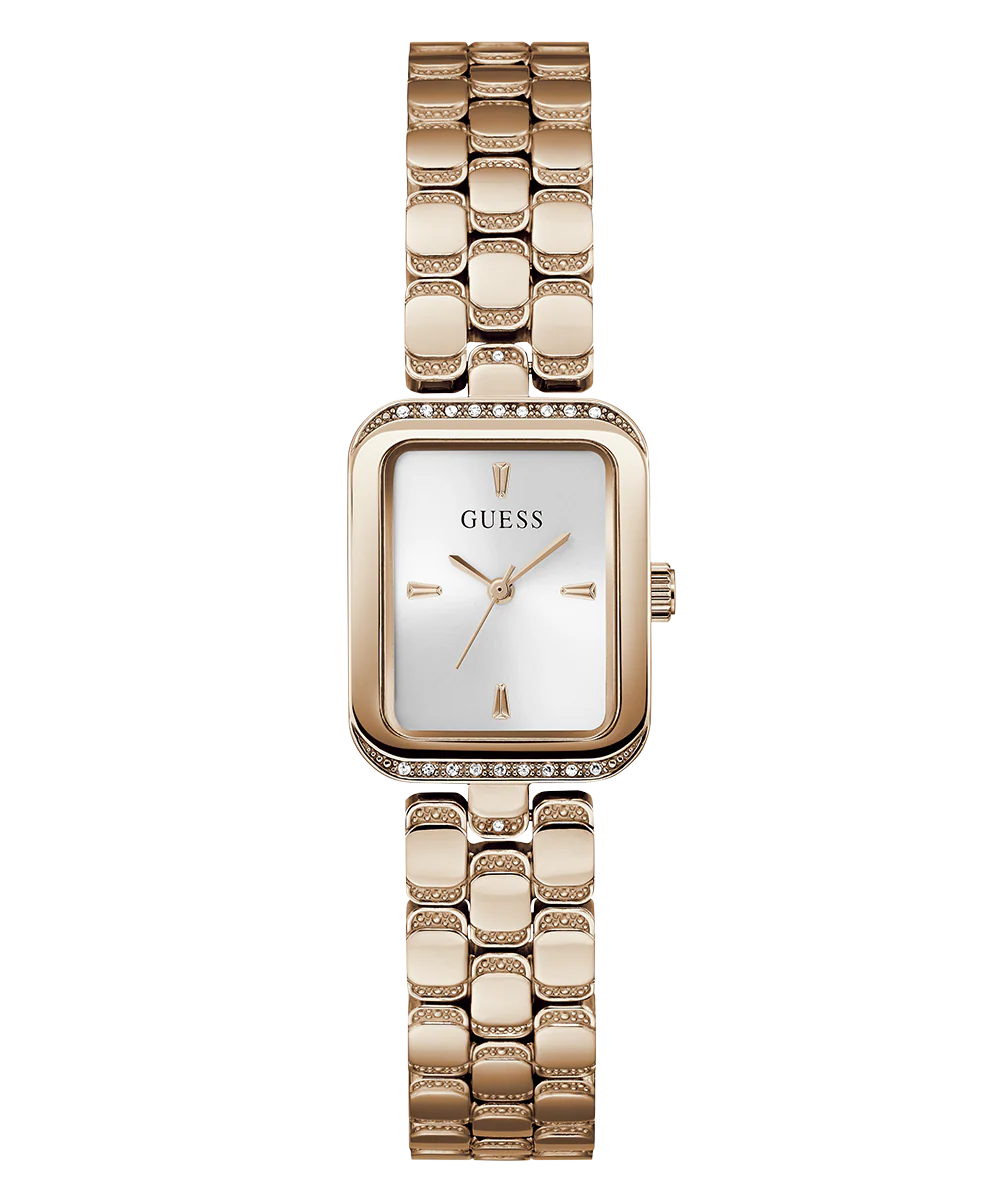GUESS Ladies Rose Gold Tone Analog Watch - Image 4