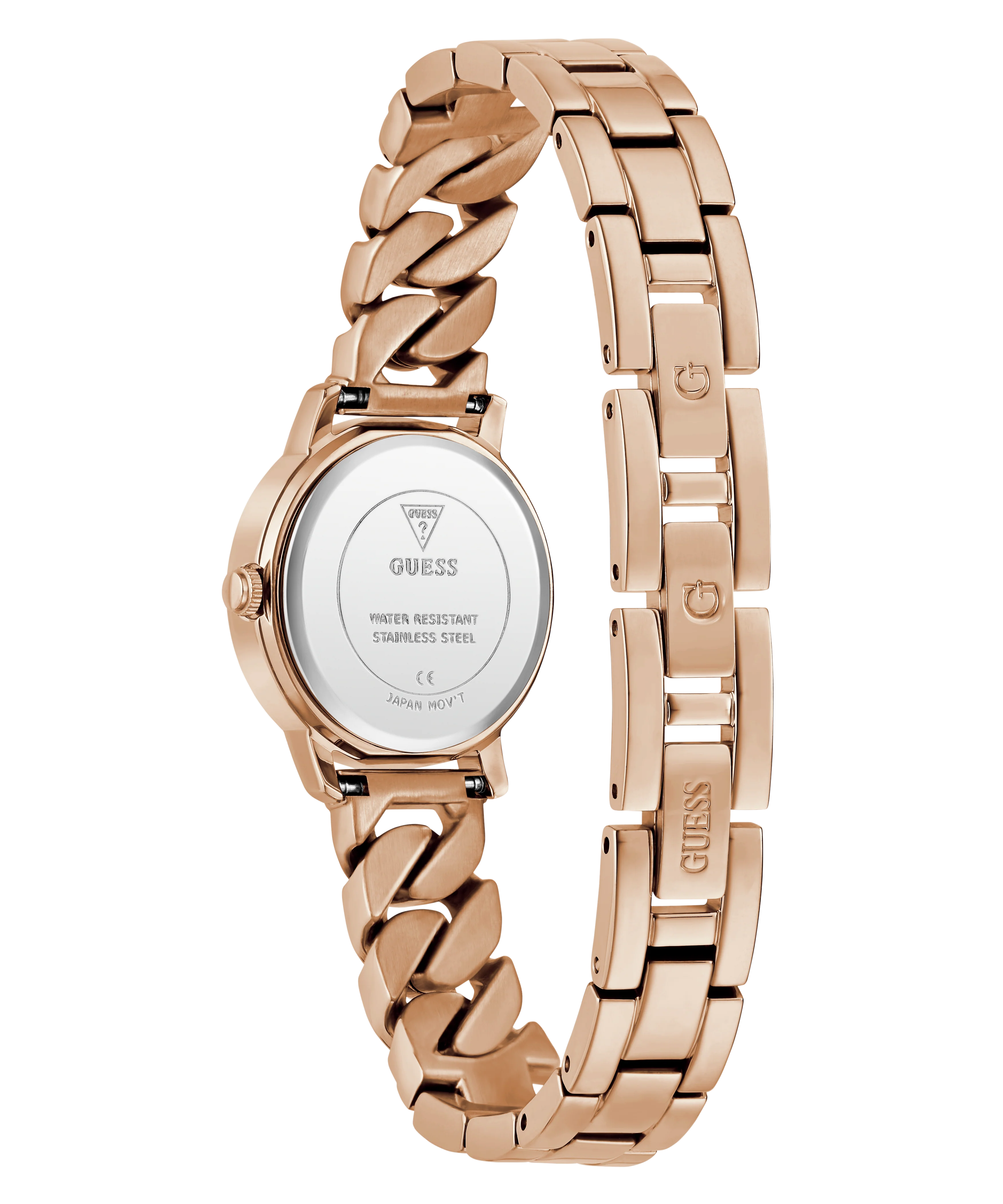 GUESS Ladies Rose Gold Tone Analog Watch - Image 6