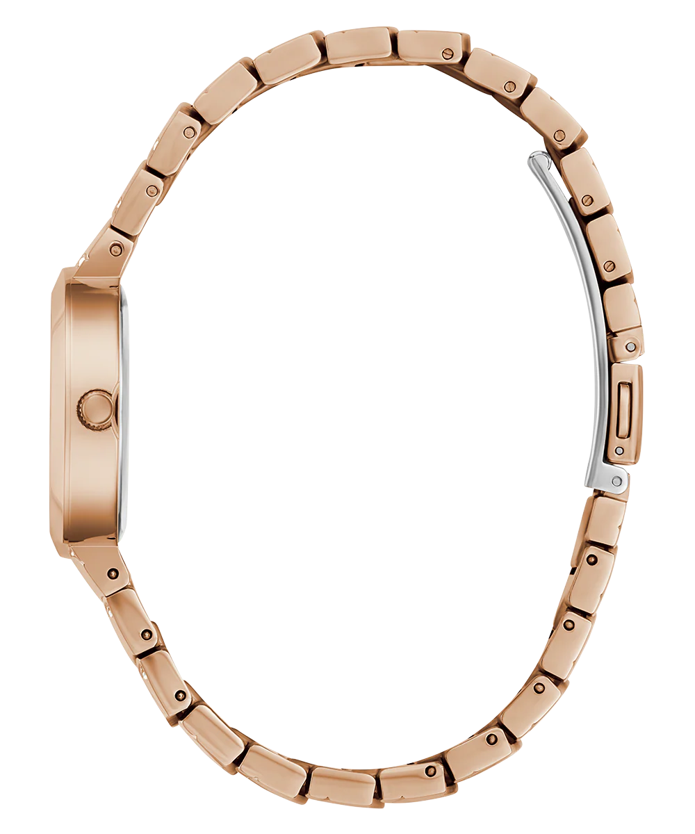 GUESS Ladies Rose Gold Tone Analog Watch - Image 8