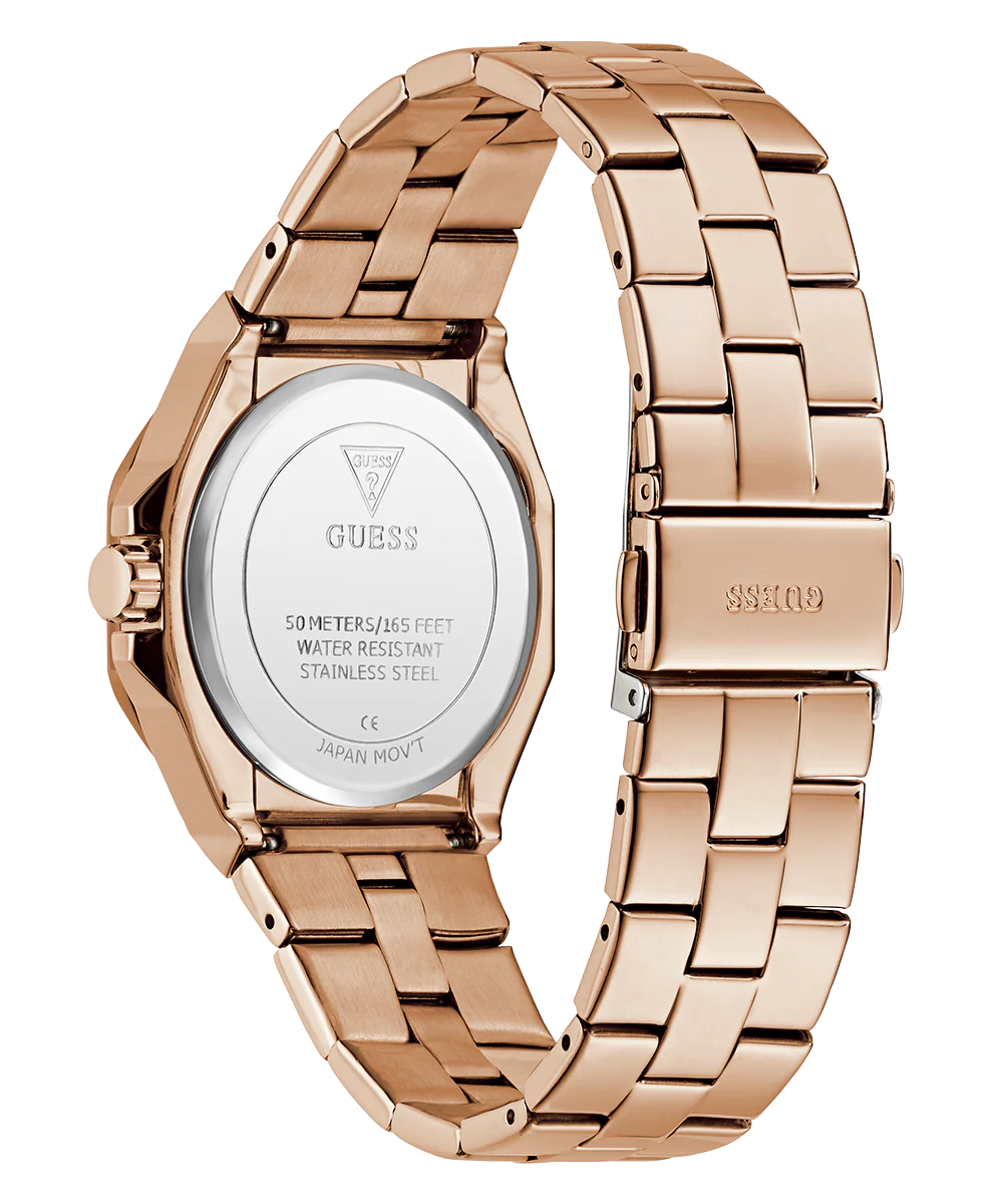 GUESS Ladies Rose Gold Tone Analog Watch - Image 7