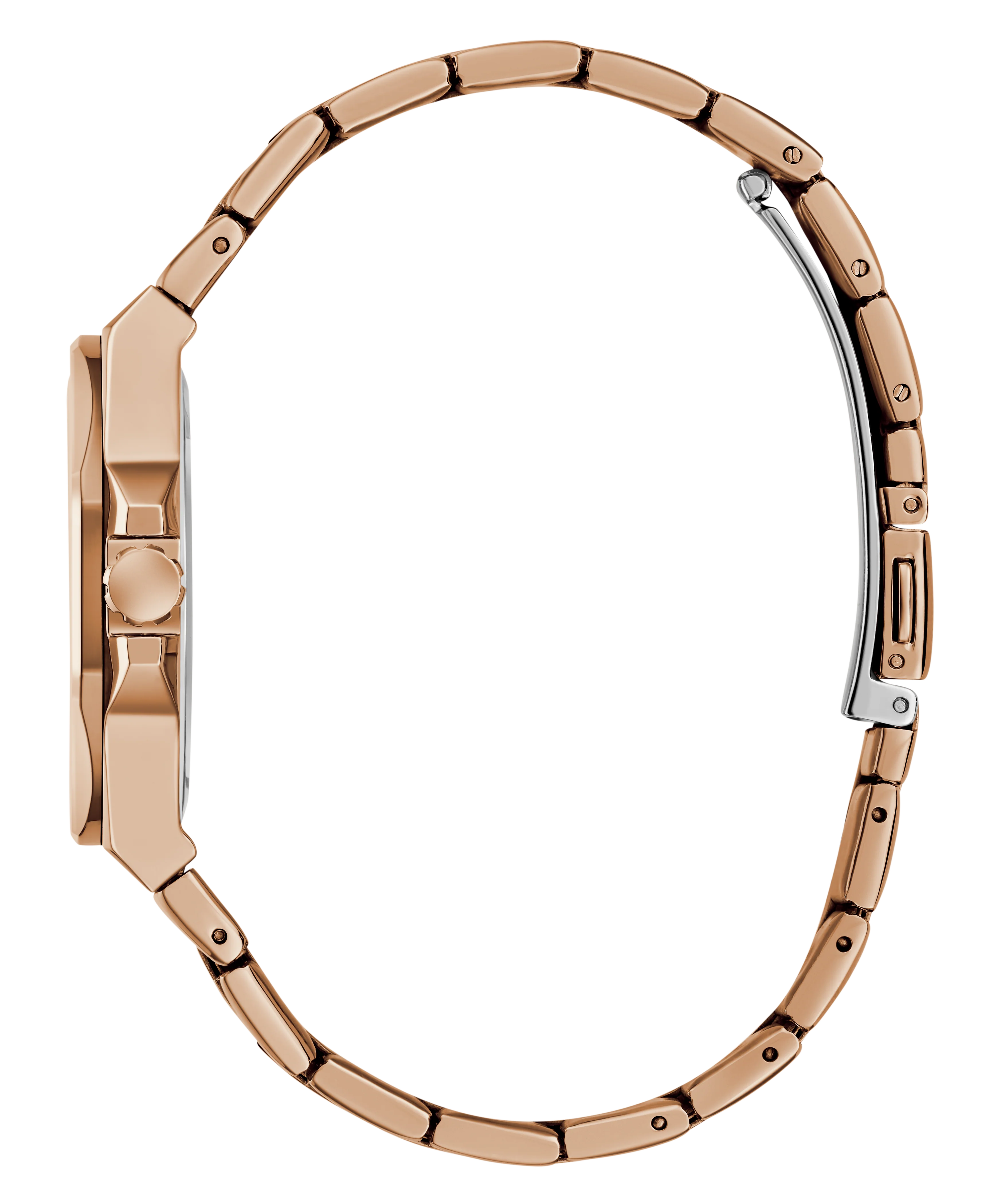 GUESS Ladies Rose Gold Tone Analog Watch - Image 8