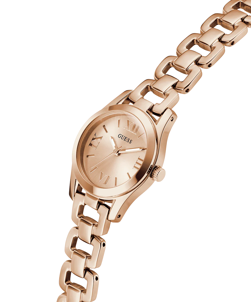 GUESS Ladies Rose Gold Tone Analog Watch - Image 3