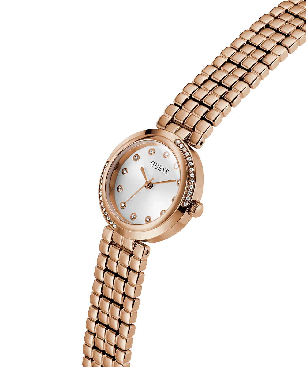 GUESS Ladies Rose Gold Tone Analog Watch - Image 2