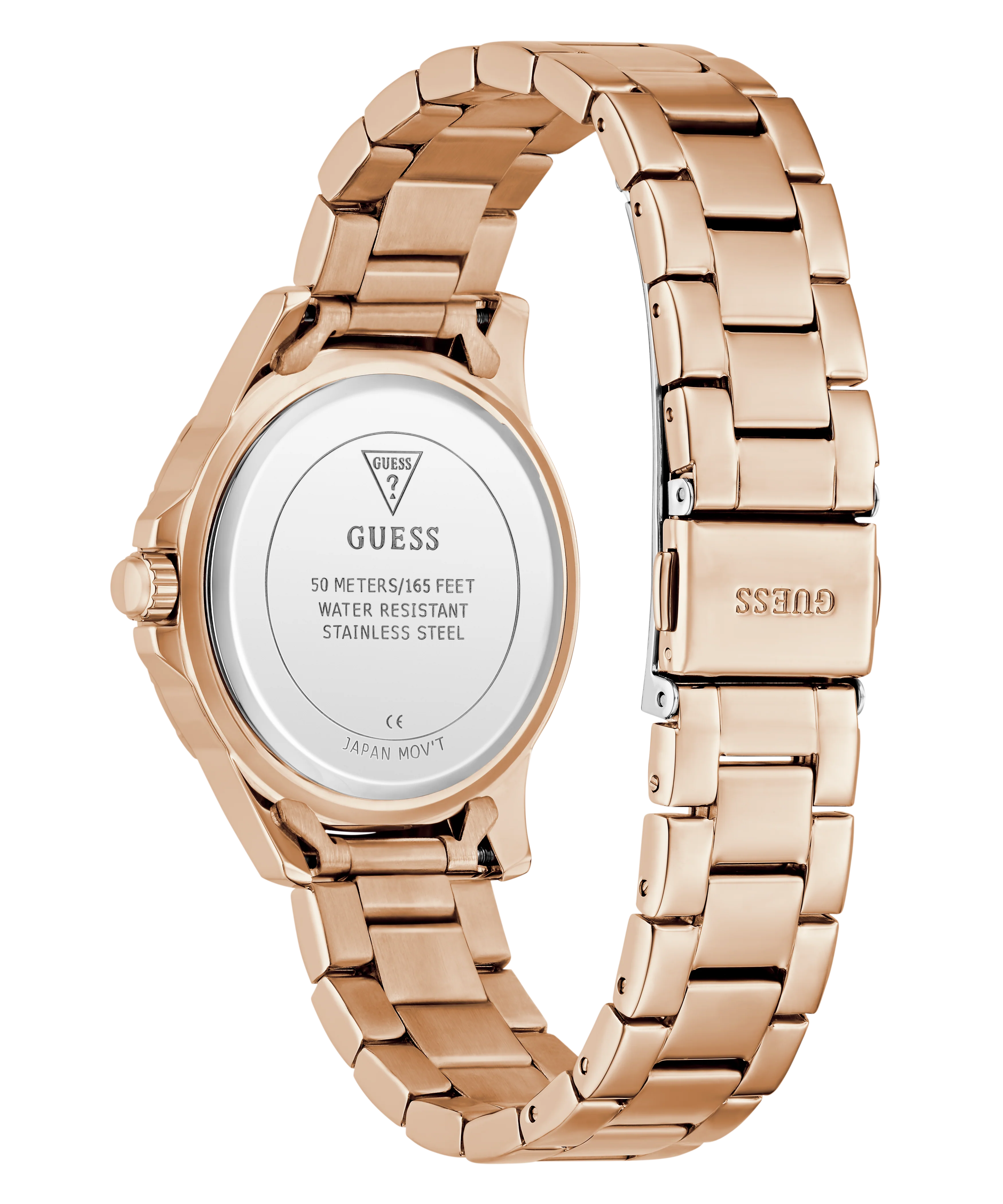 GUESS Ladies Rose Gold Tone Analog Watch - Image 7