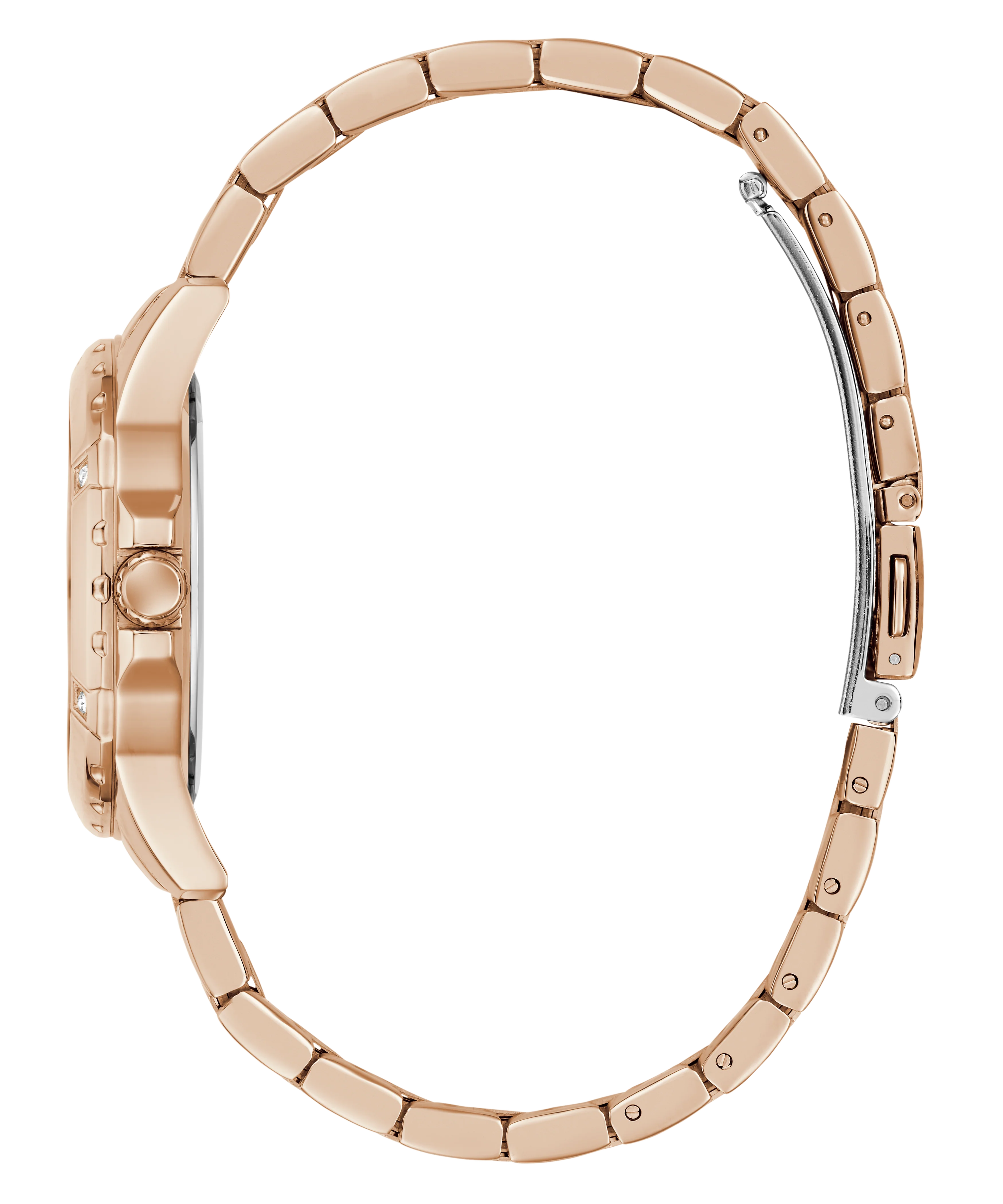 GUESS Ladies Rose Gold Tone Analog Watch - Image 8