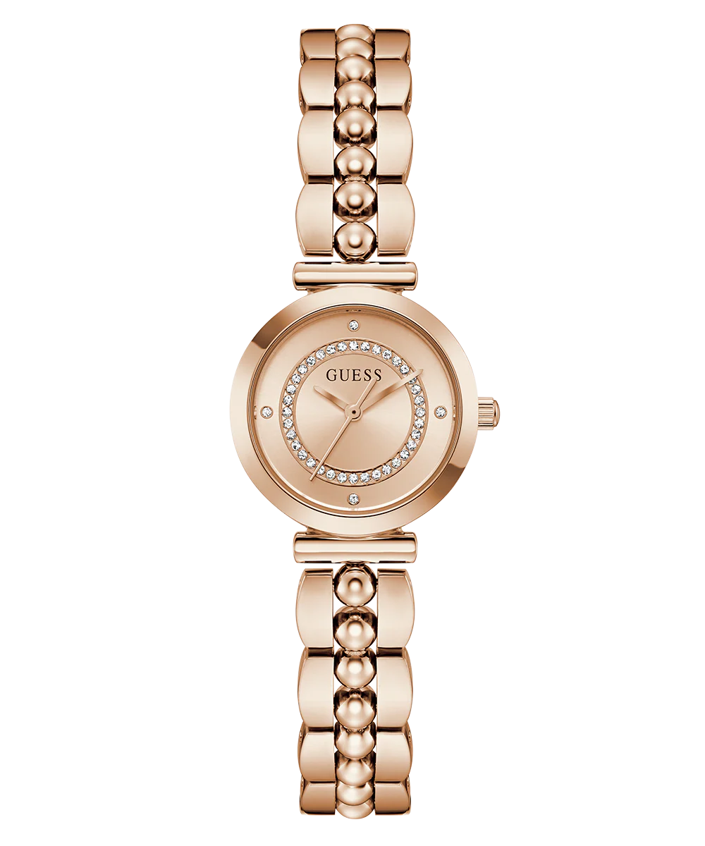 GUESS Ladies Rose Gold Tone Analog Watch - Image 6