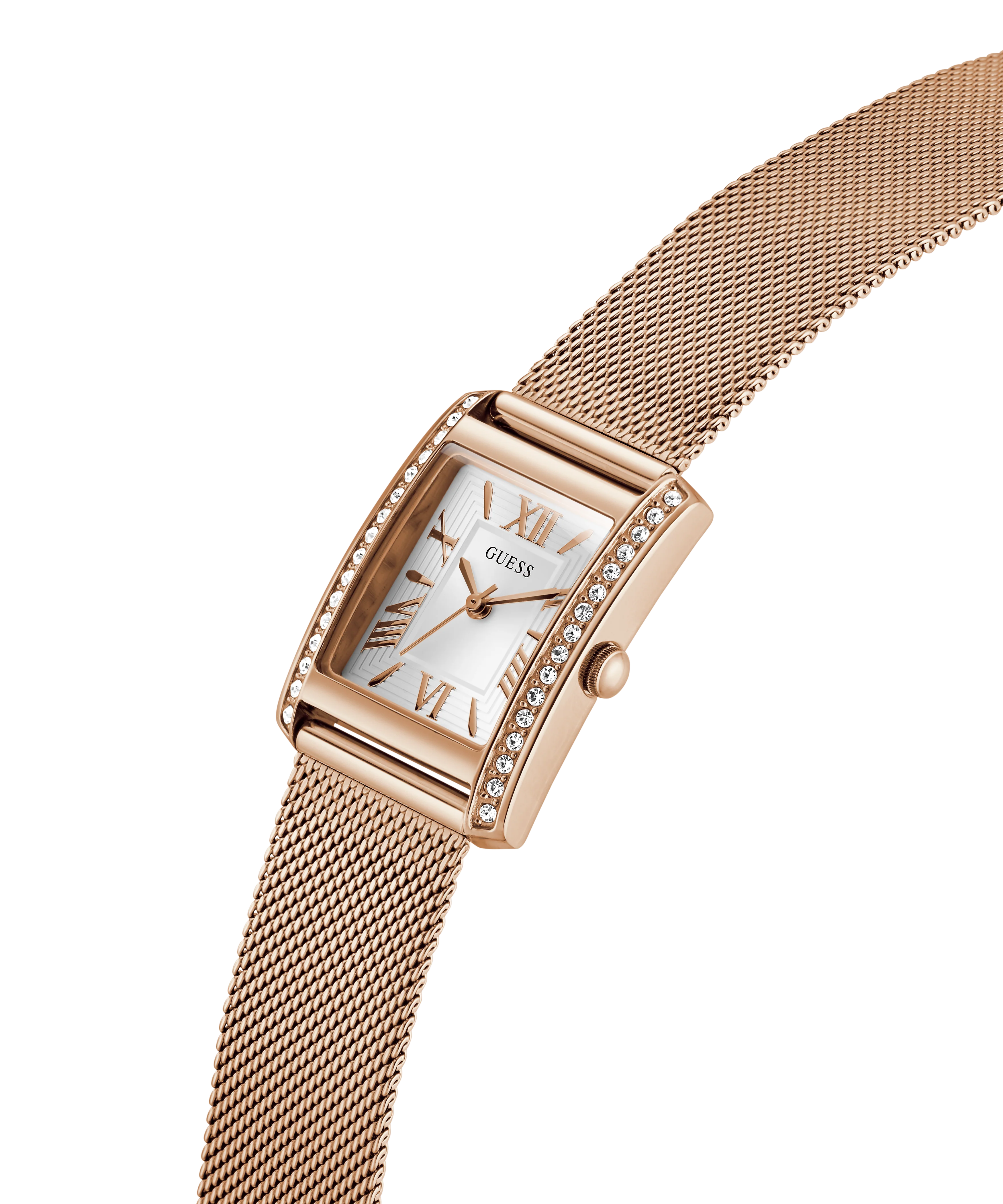 GUESS Ladies Rose Gold Tone Analog Watch - Image 3