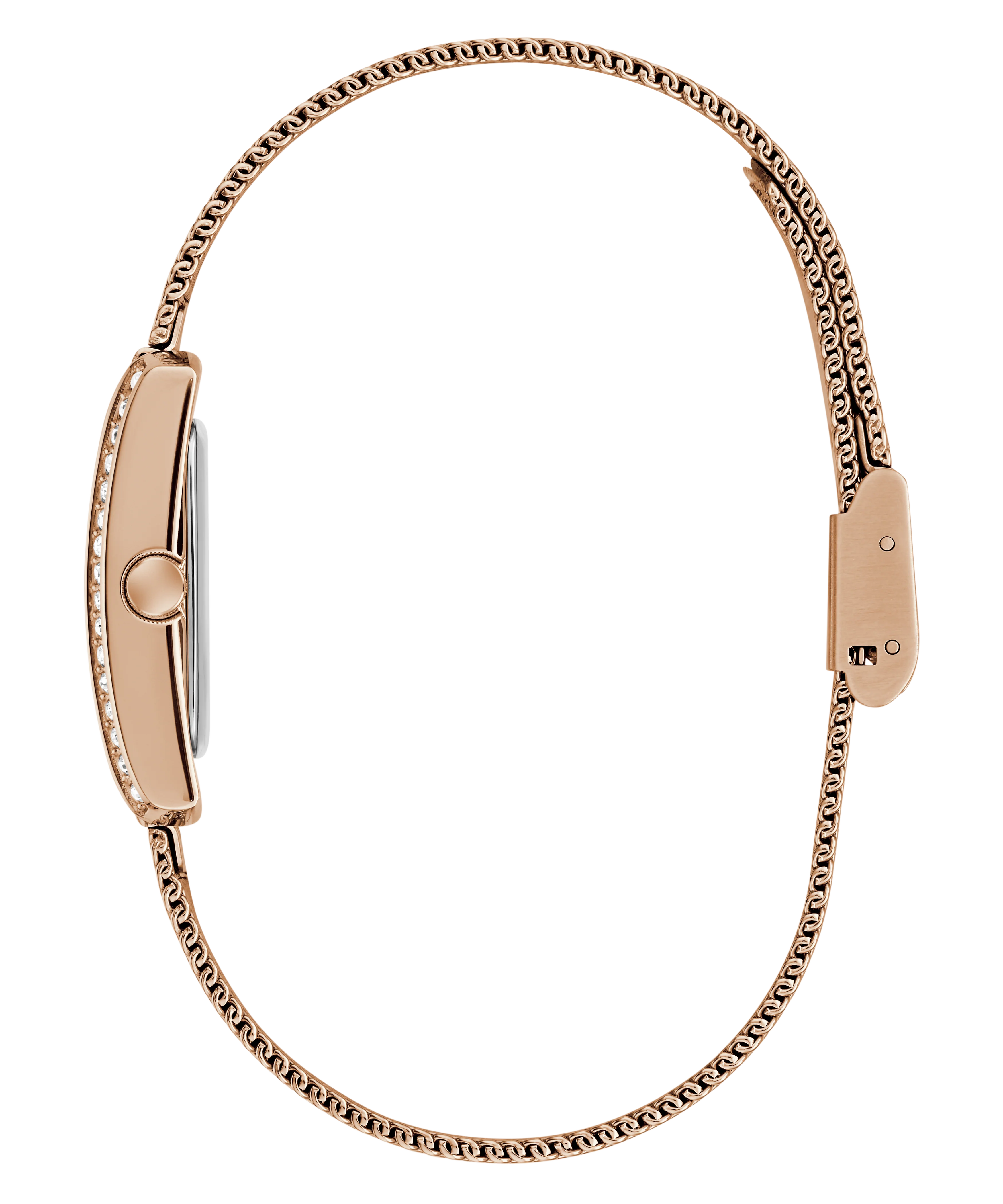 GUESS Ladies Rose Gold Tone Analog Watch - Image 8
