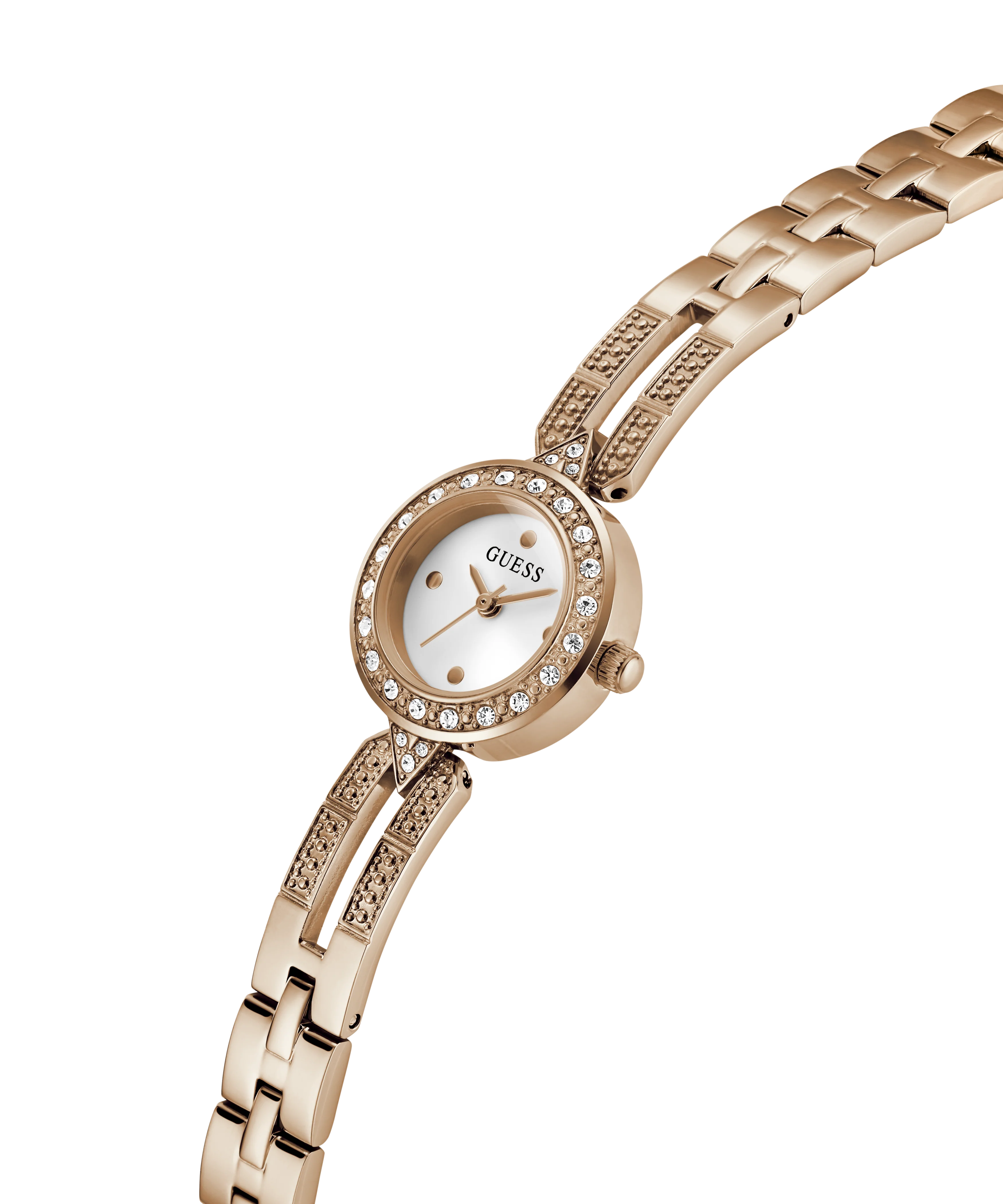 GUESS Ladies Rose Gold Tone Analog Watch - Image 2