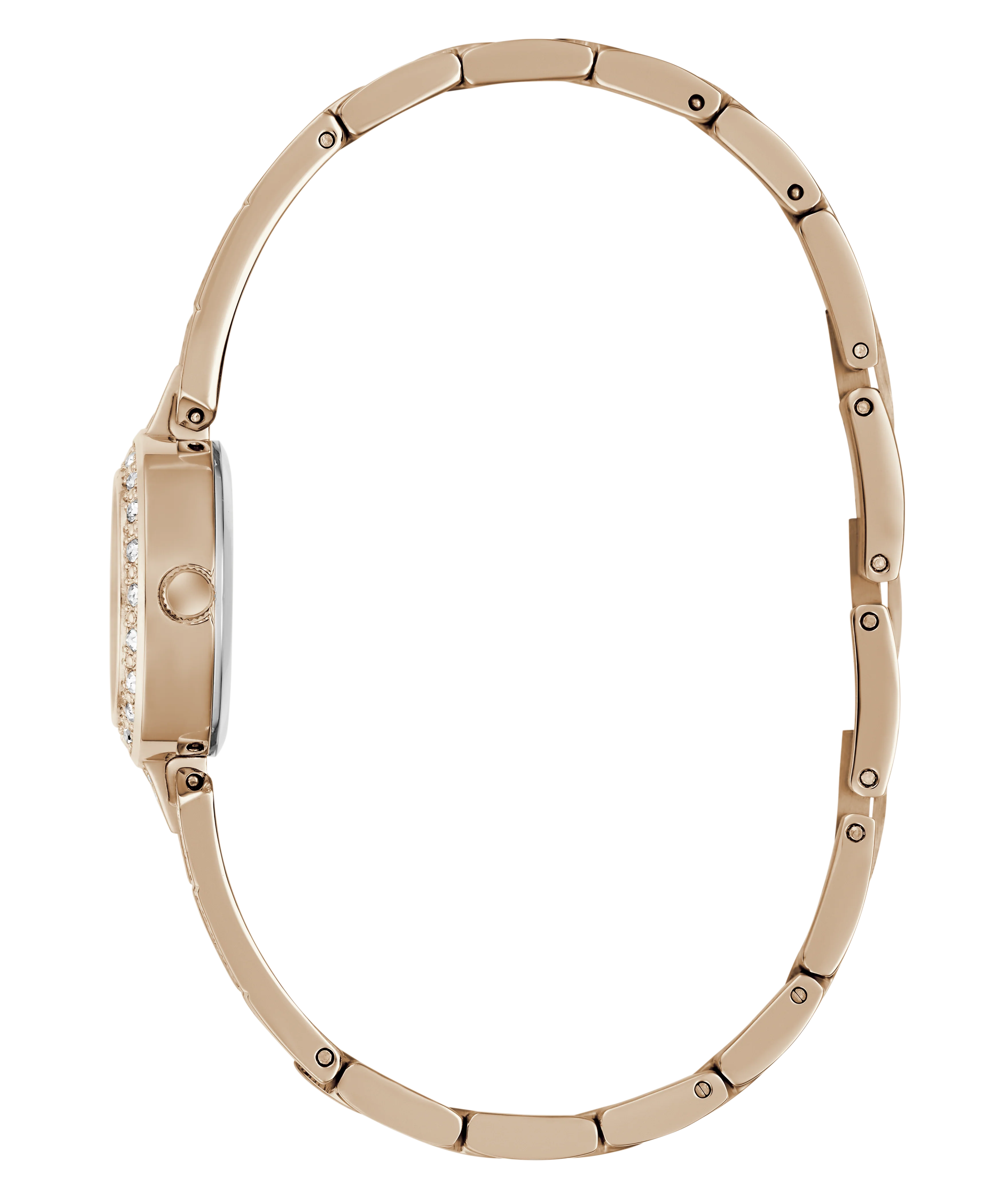 GUESS Ladies Rose Gold Tone Analog Watch - Image 8