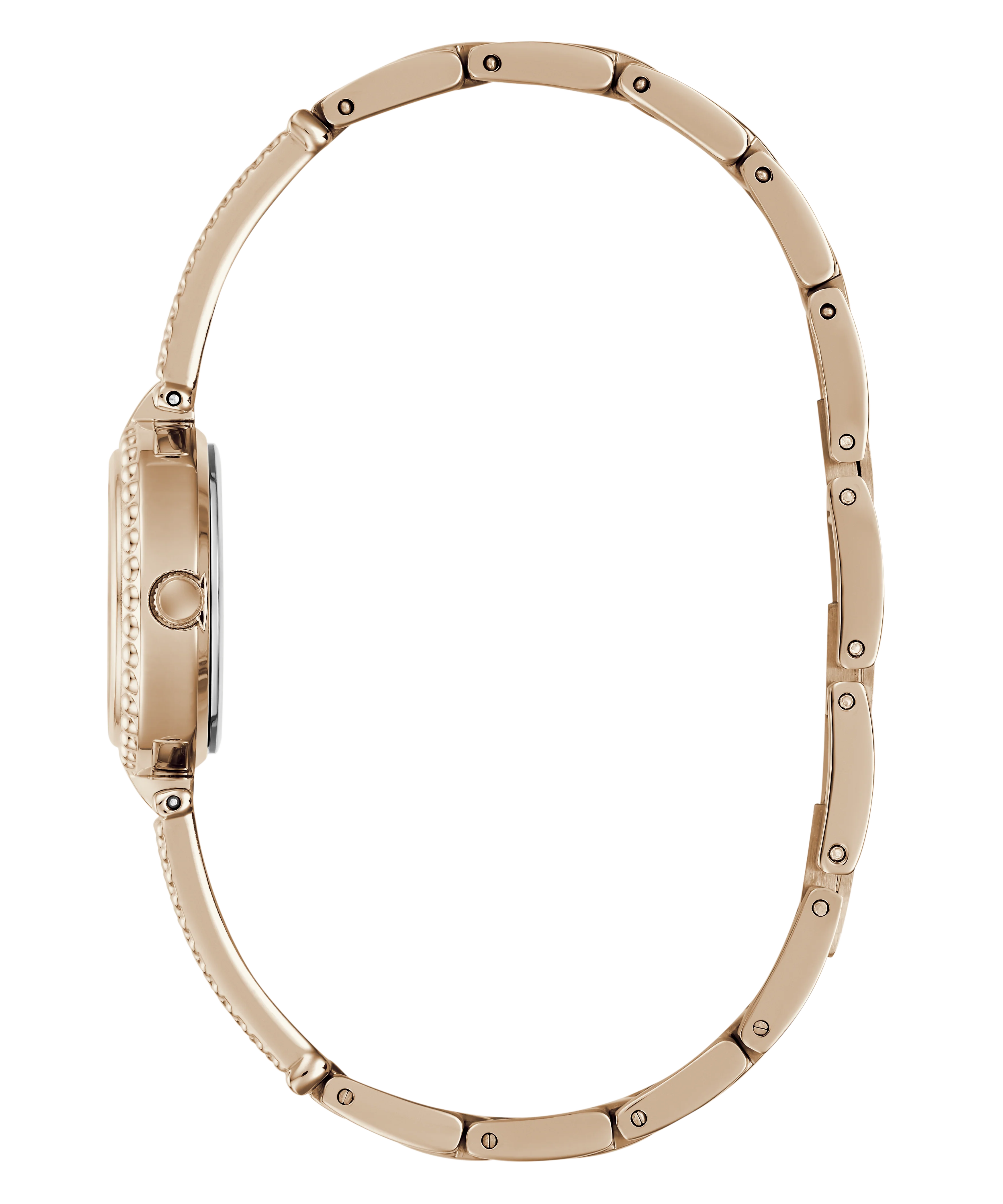 GUESS Ladies Rose Gold Tone Analog Watch - Image 8