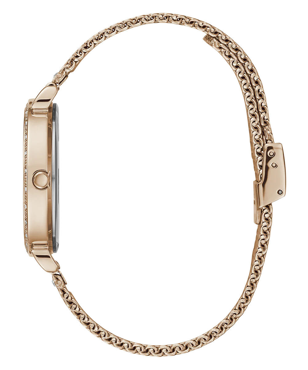 GUESS Ladies Rose Gold Tone Analog Watch - Image 2