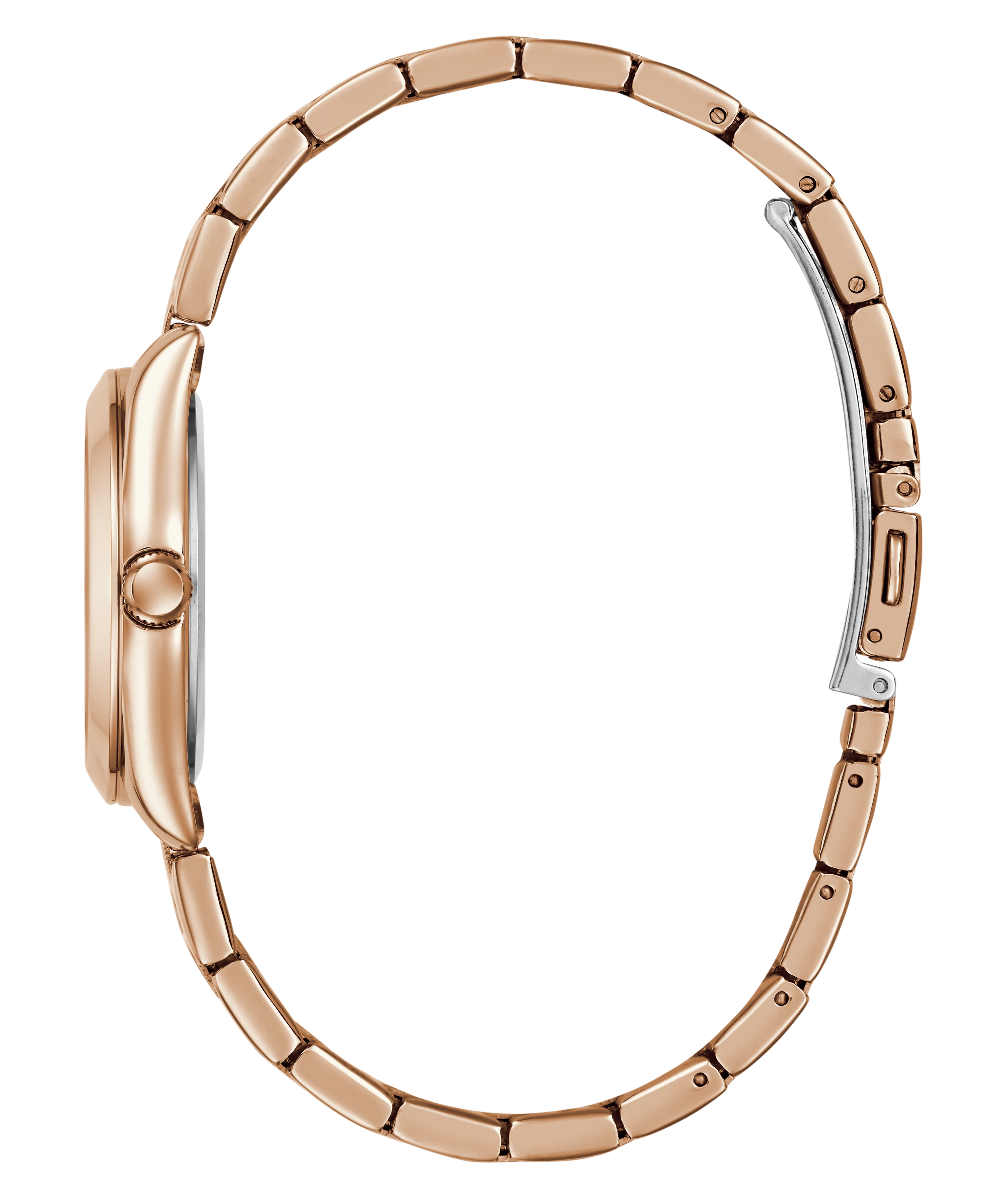 GUESS Ladies Rose Gold Tone Date Watch - Image 8