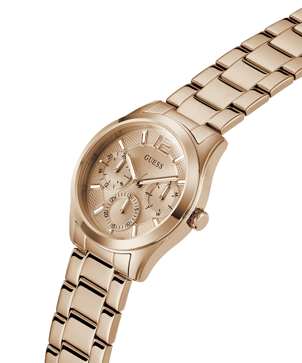 GUESS Ladies Rose Gold Tone Multi-function Watch - Image 2