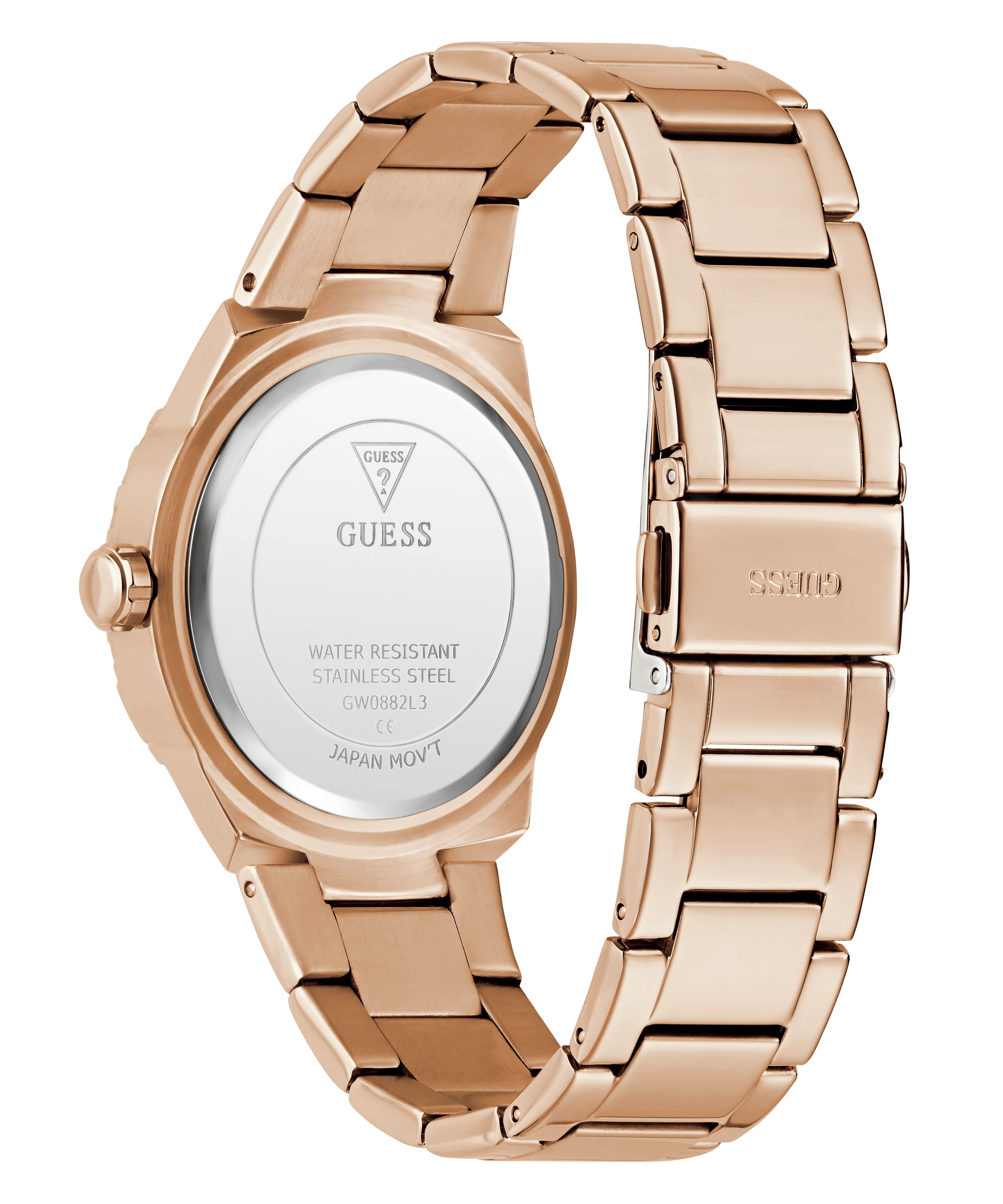 GUESS Ladies Rose Gold Tone Multi-function Watch - Image 7