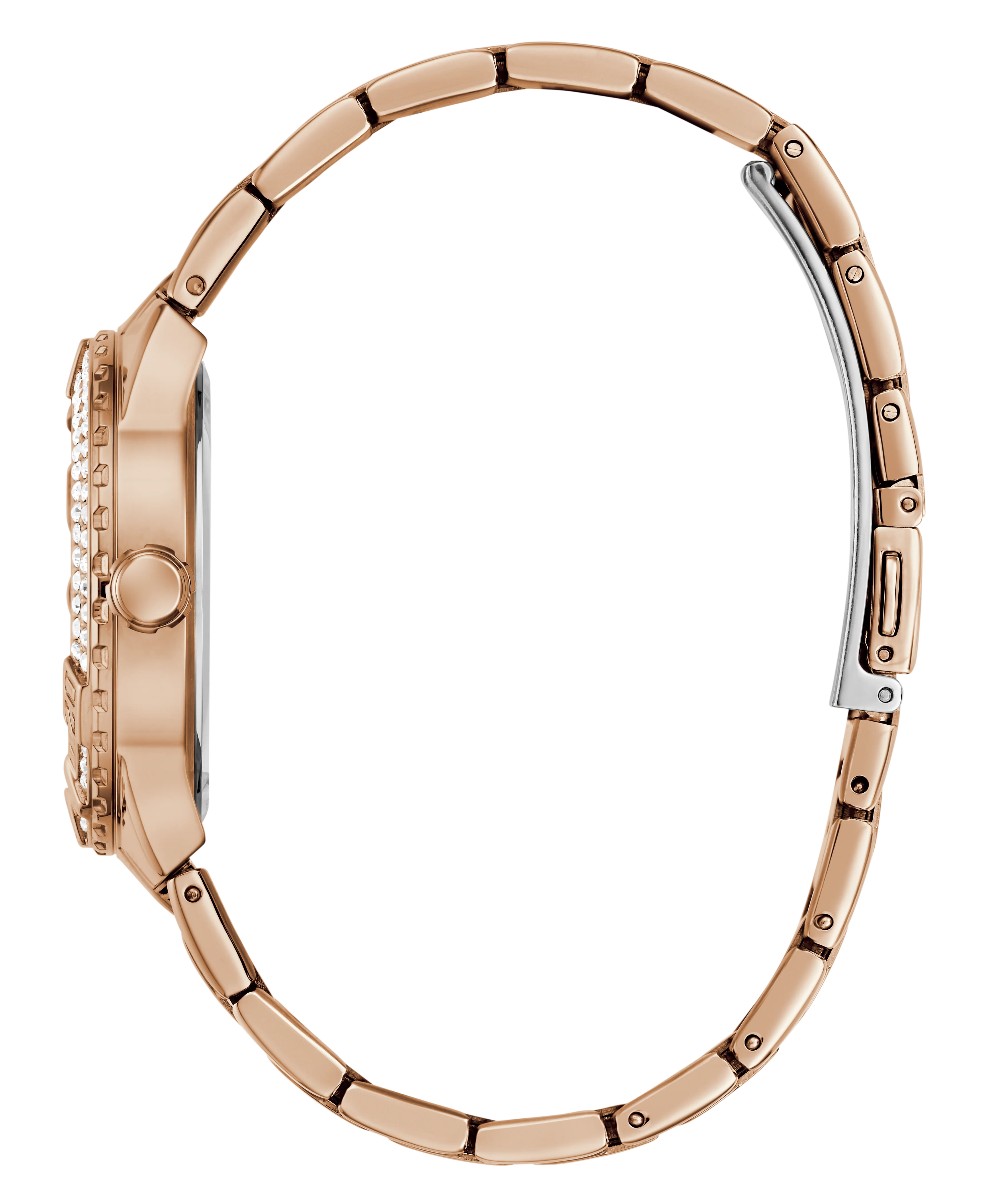 GUESS Ladies Rose Gold Tone Multi-function Watch - Image 8