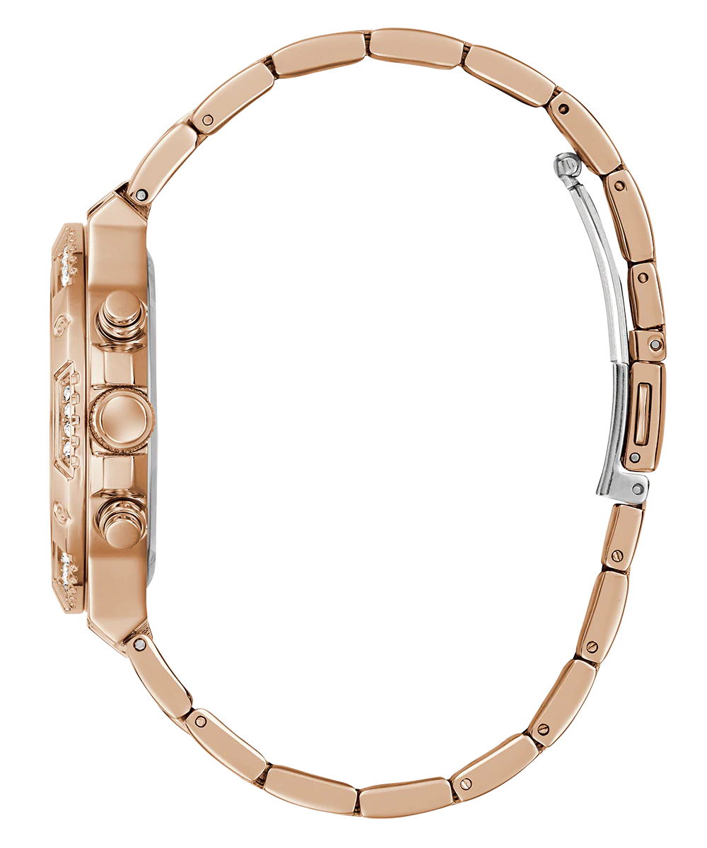GUESS Ladies Rose Gold Tone Multi-function Watch - Image 8