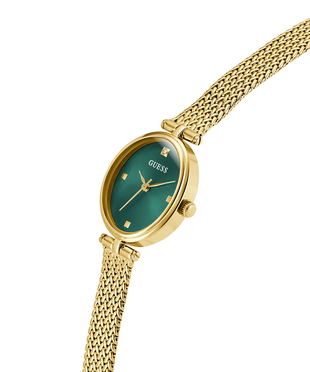 GUESS Ladies Ruby Gold Tone Analog Watch - Image 2