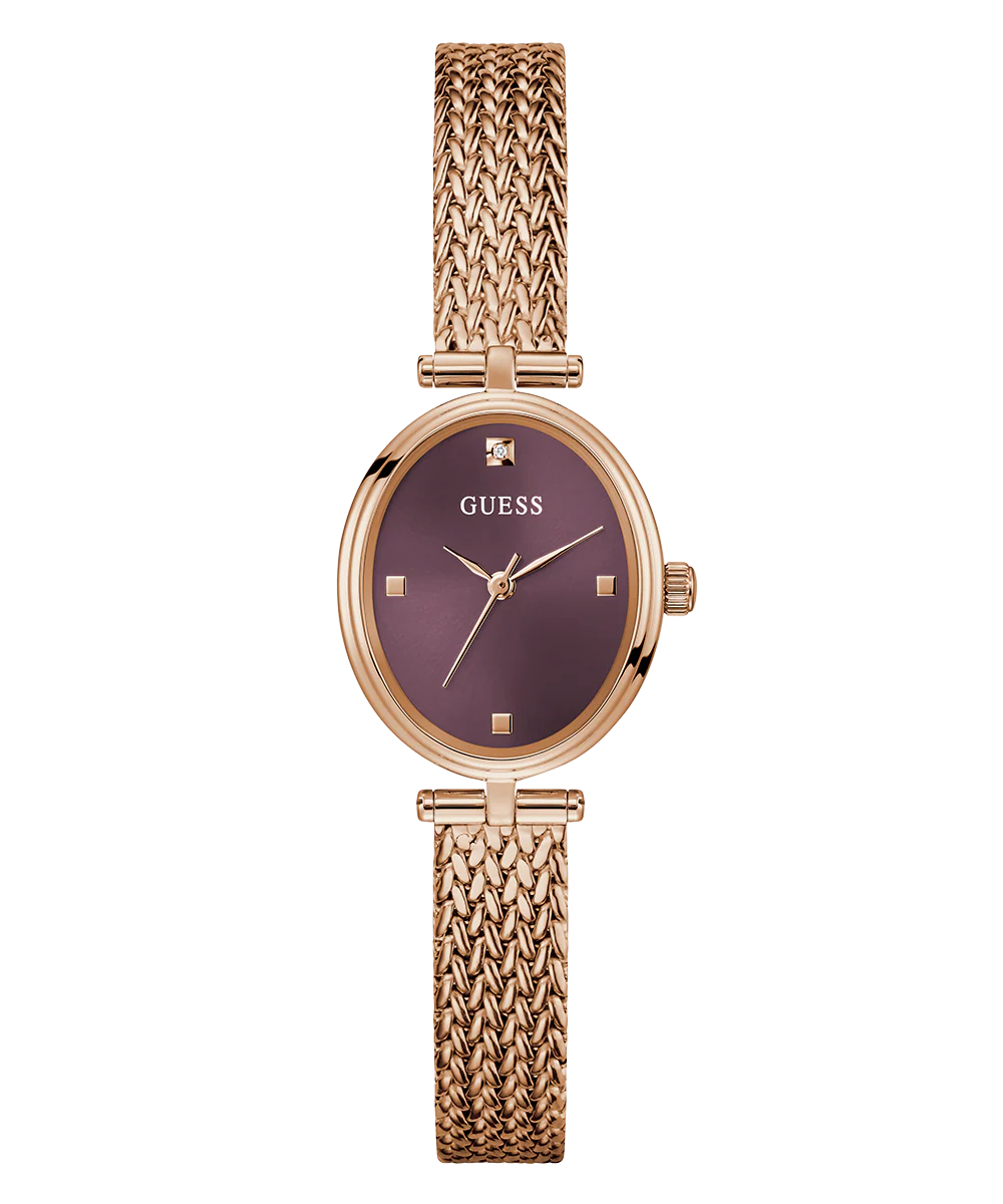 GUESS Ladies Ruby Rose Gold Tone Analog Watch - Image 4
