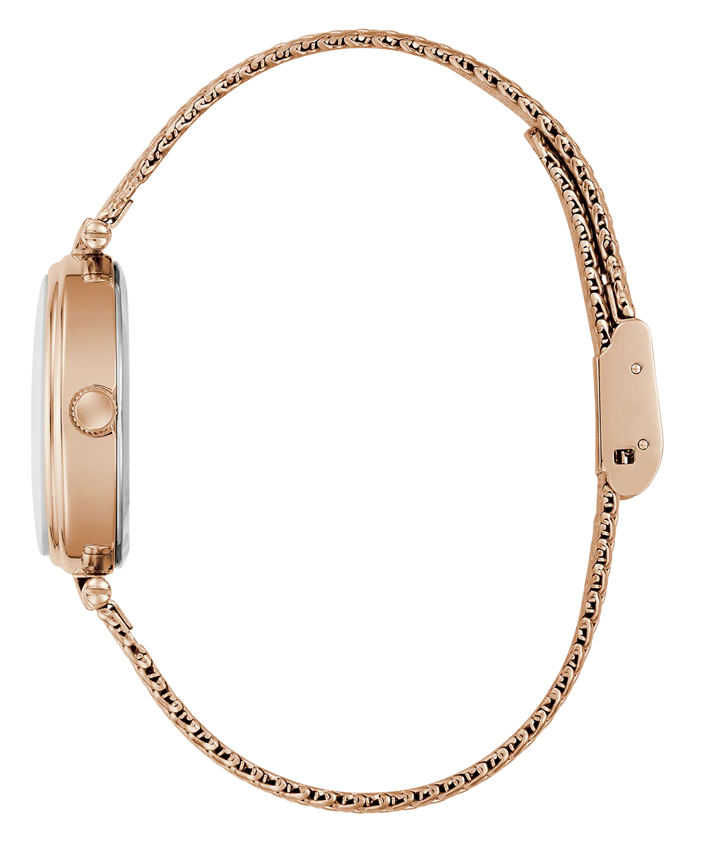 GUESS Ladies Ruby Rose Gold Tone Analog Watch - Image 8