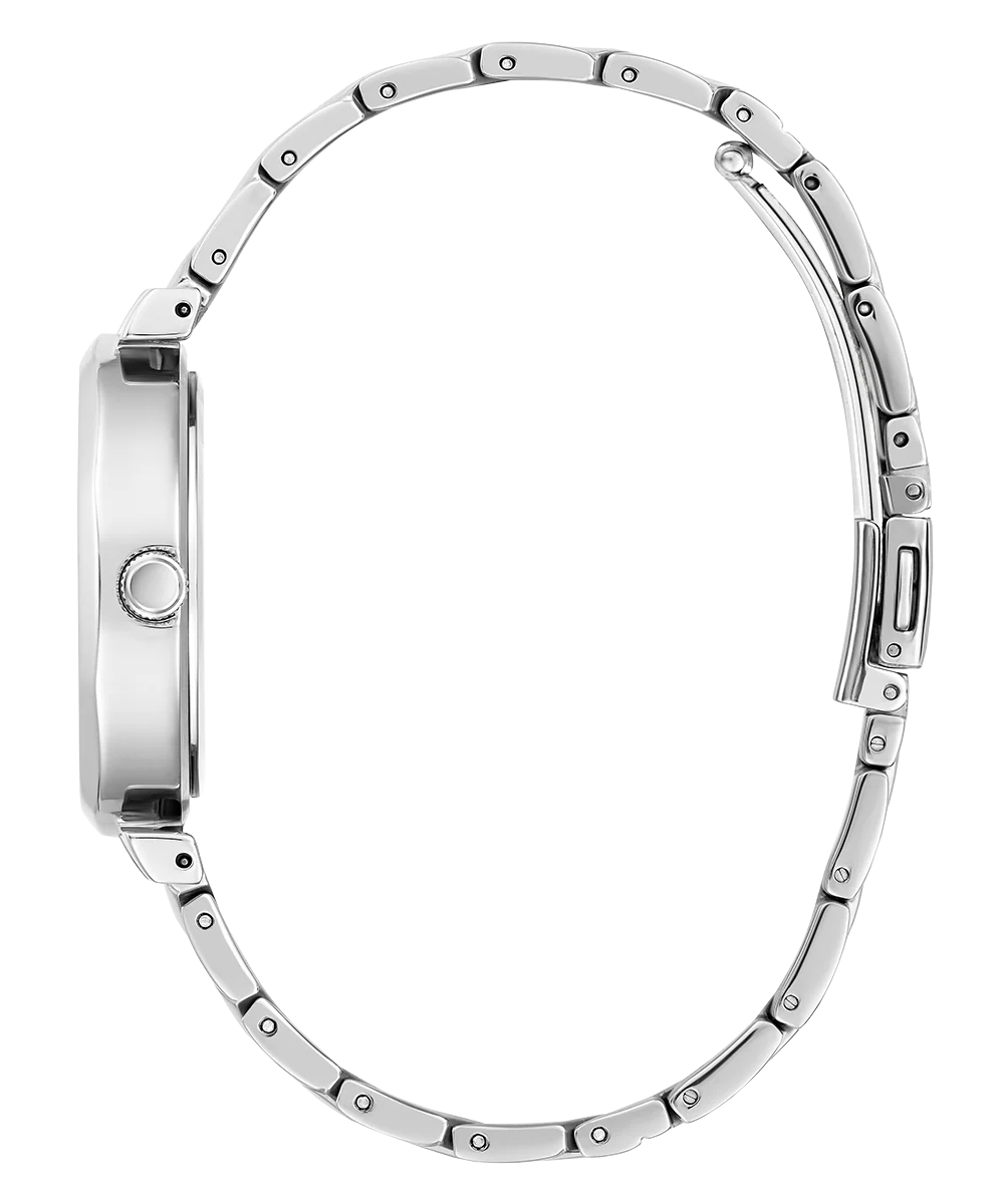 GUESS Ladies Silver Tone Analog Watch - Image 4