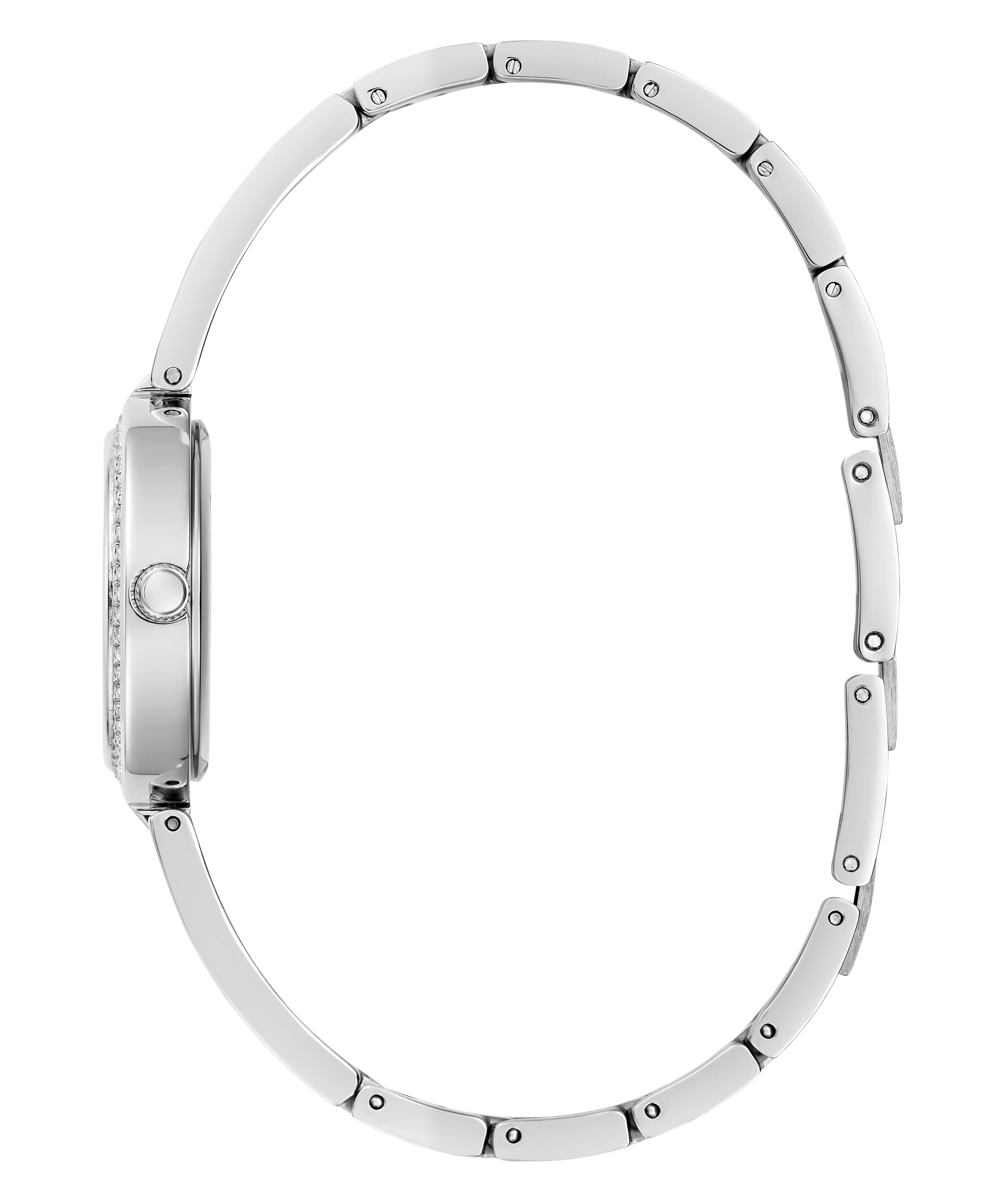 GUESS Ladies Silver Tone Analog Watch - Image 8