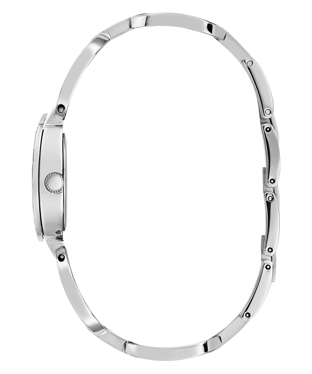 GUESS Ladies Silver Tone Analog Watch - Image 8