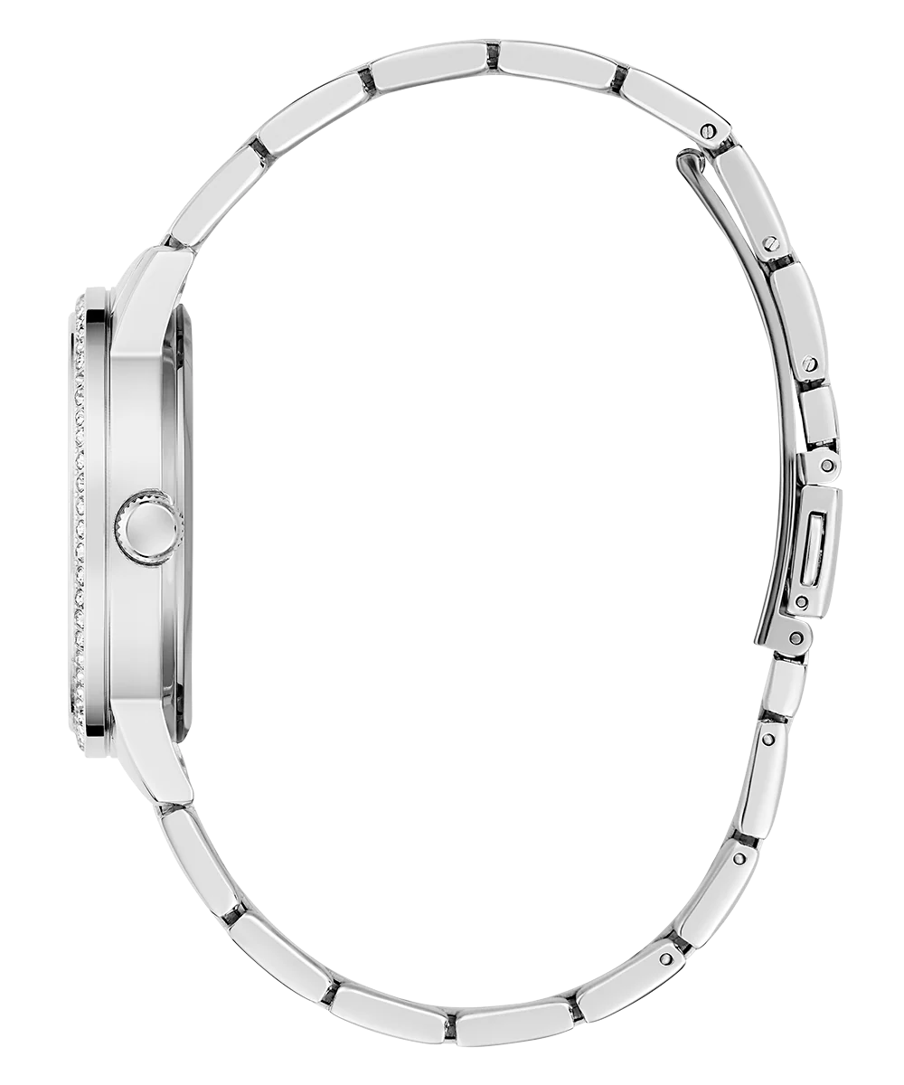 GUESS Ladies Silver Tone Analog Watch - Image 7