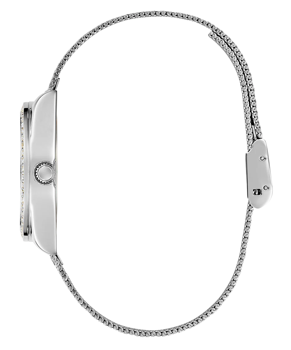 GUESS Ladies Silver Tone Analog Watch - Image 9