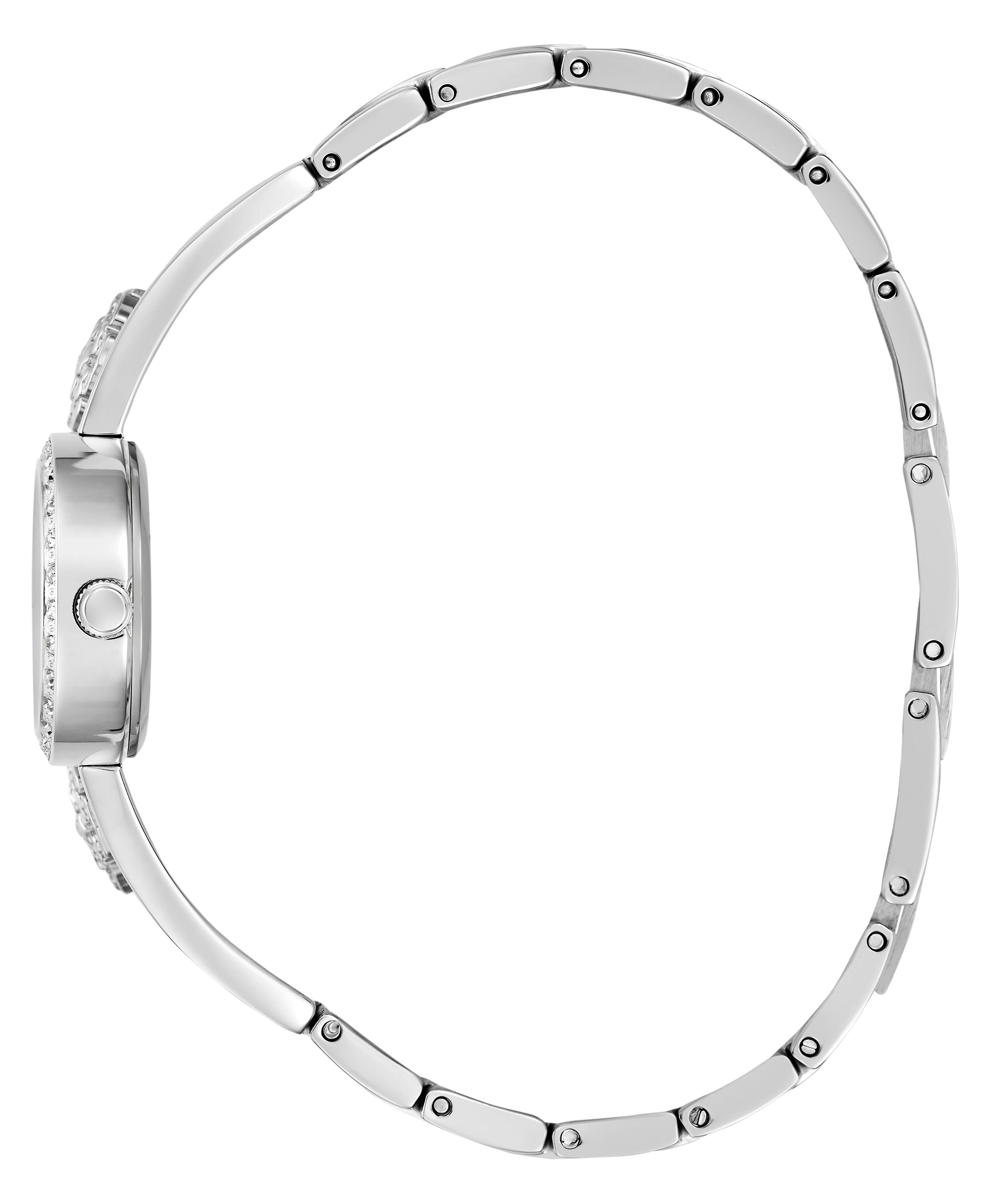 GUESS Ladies Silver Tone Analog Watch - Image 8