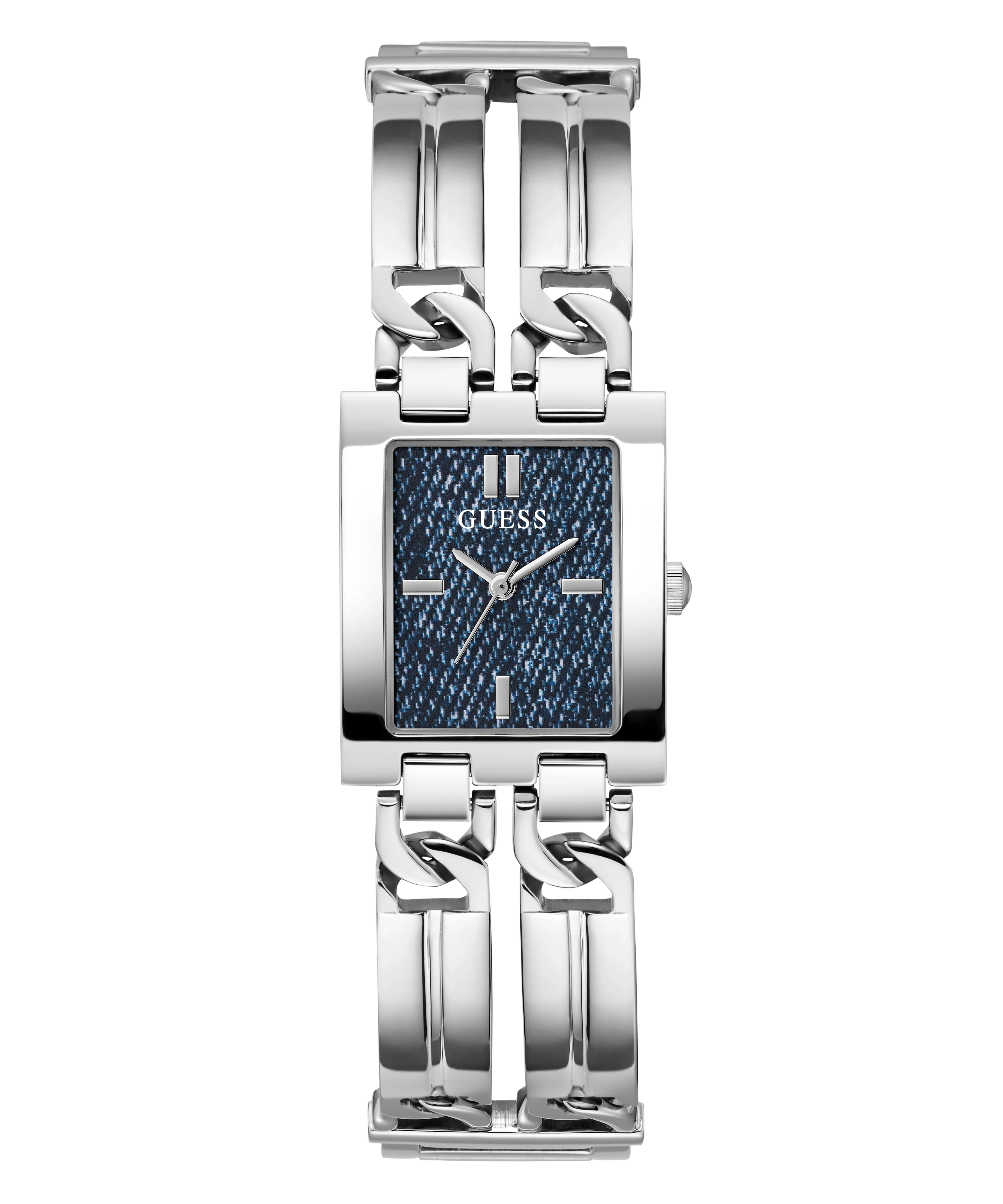 GUESS Ladies Silver Tone Analog Watch - Image 9