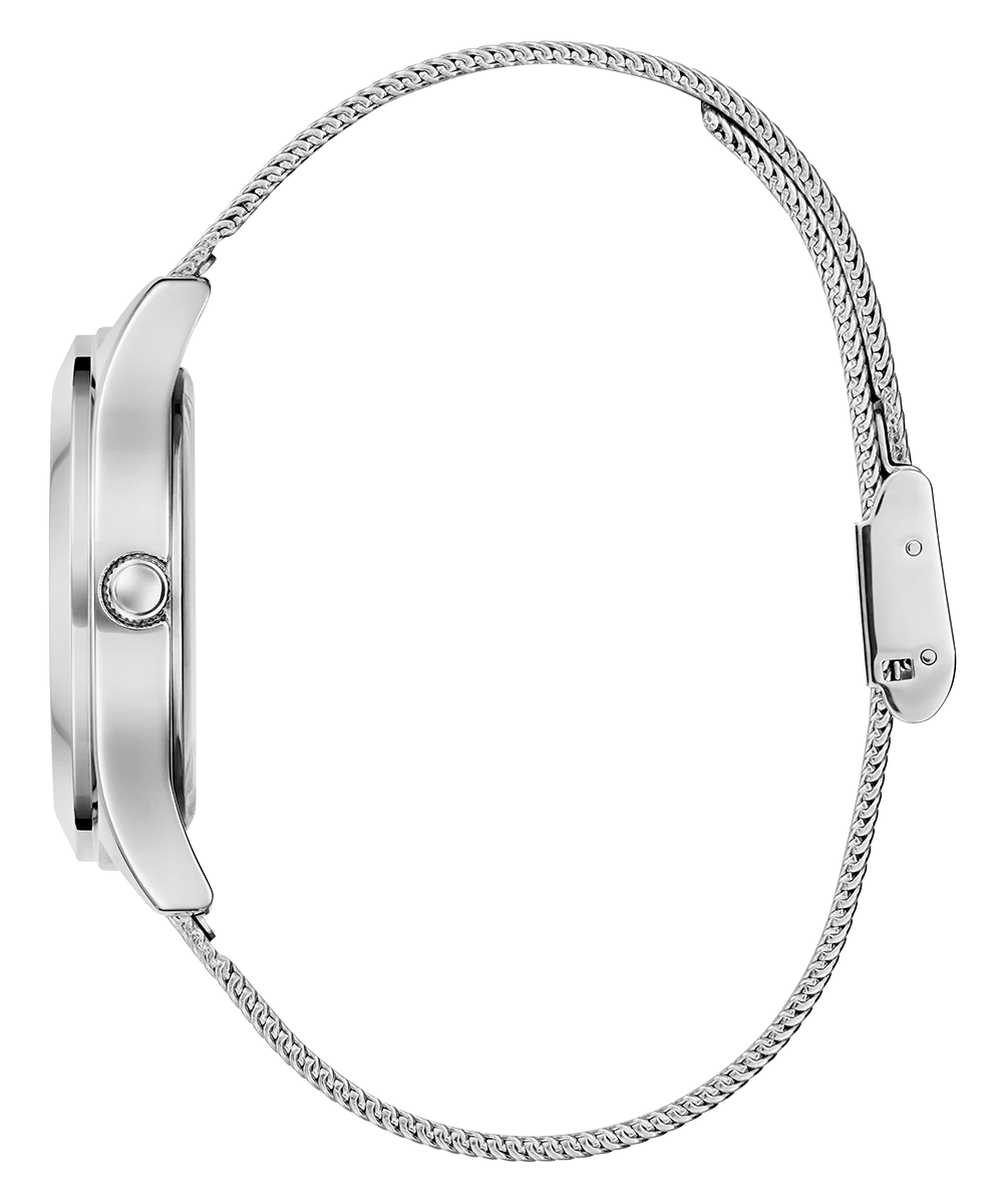 GUESS Ladies Silver Tone Analog Watch - Image 8