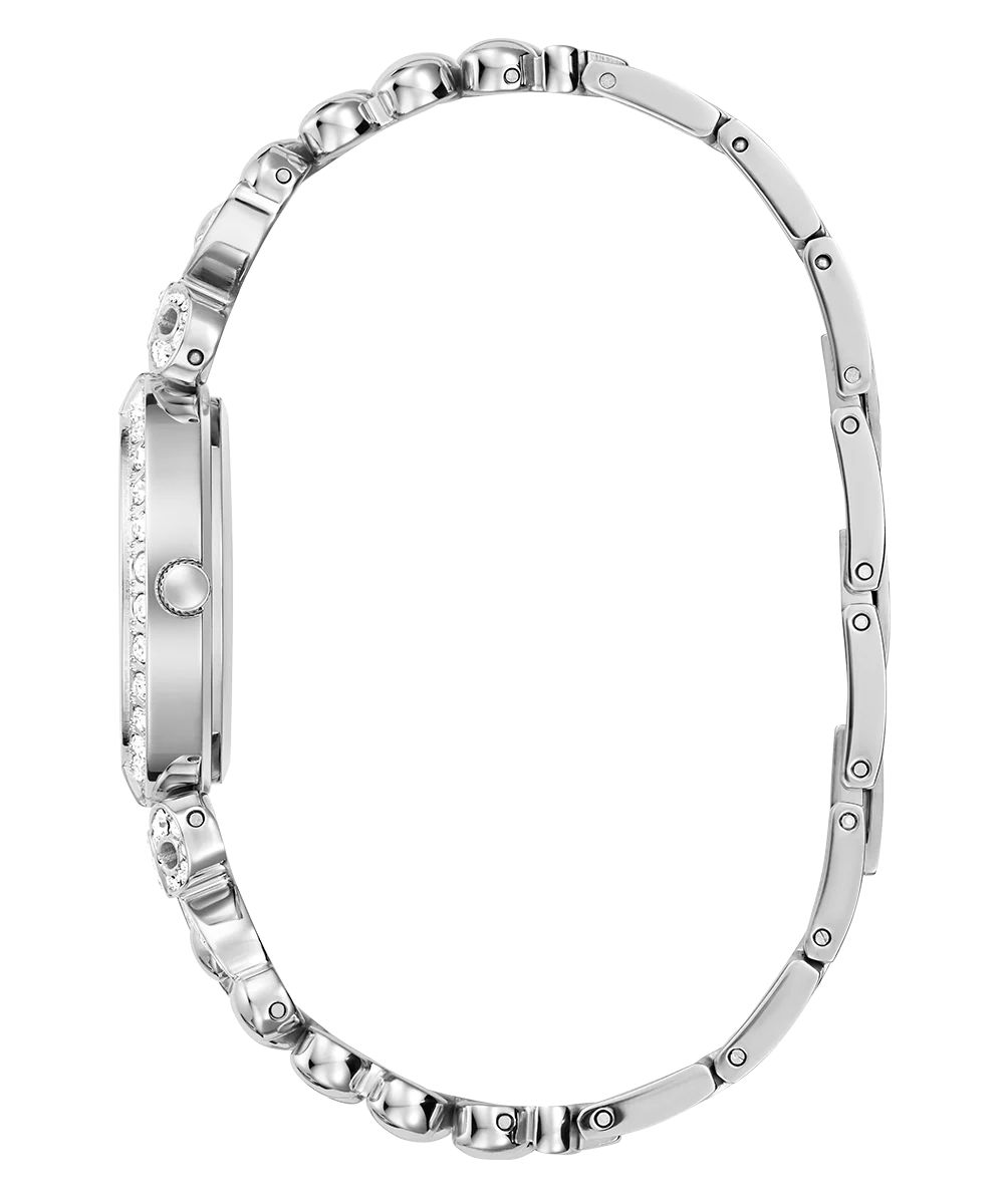 GUESS Ladies Silver Tone Analog Watch - Image 8