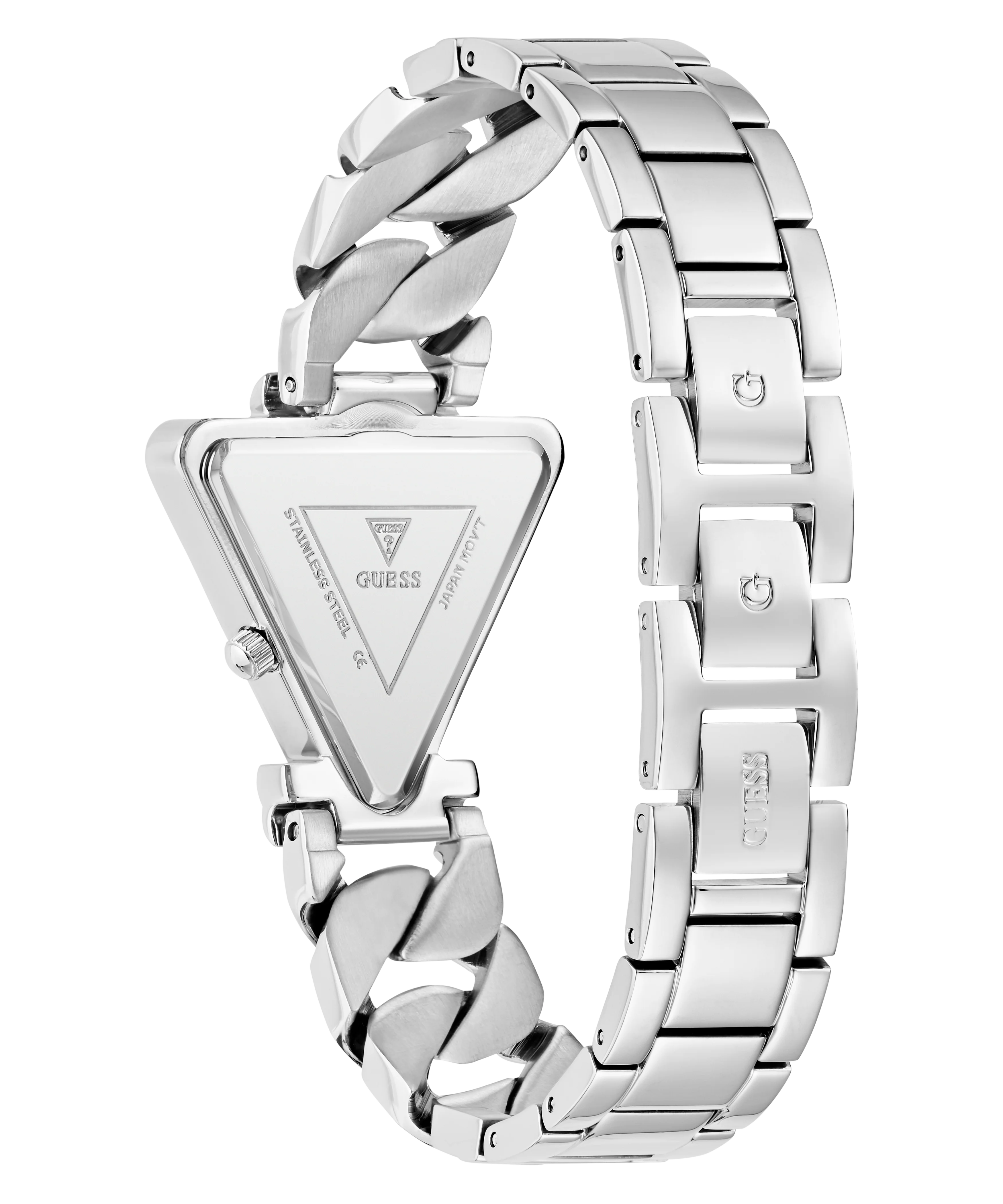 GUESS Ladies Silver Tone Analog Watch - Image 7