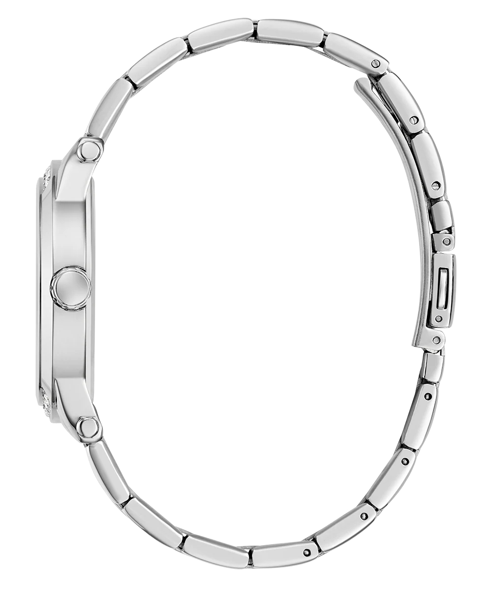 GUESS Ladies Silver Tone Analog Watch - Image 9