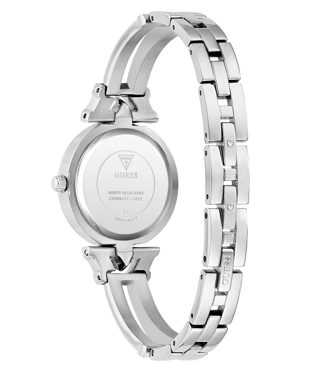 GUESS Ladies Silver Tone Analog Watch - Image 7