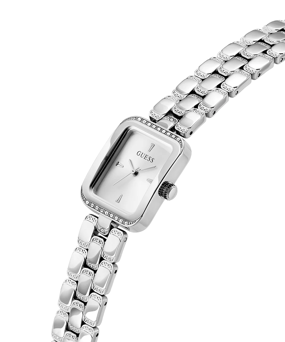 GUESS Ladies Silver Tone Analog Watch - Image 2