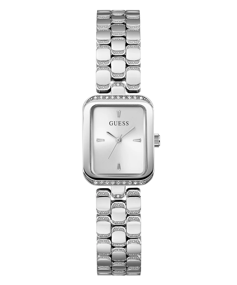 GUESS Ladies Silver Tone Analog Watch - Image 5