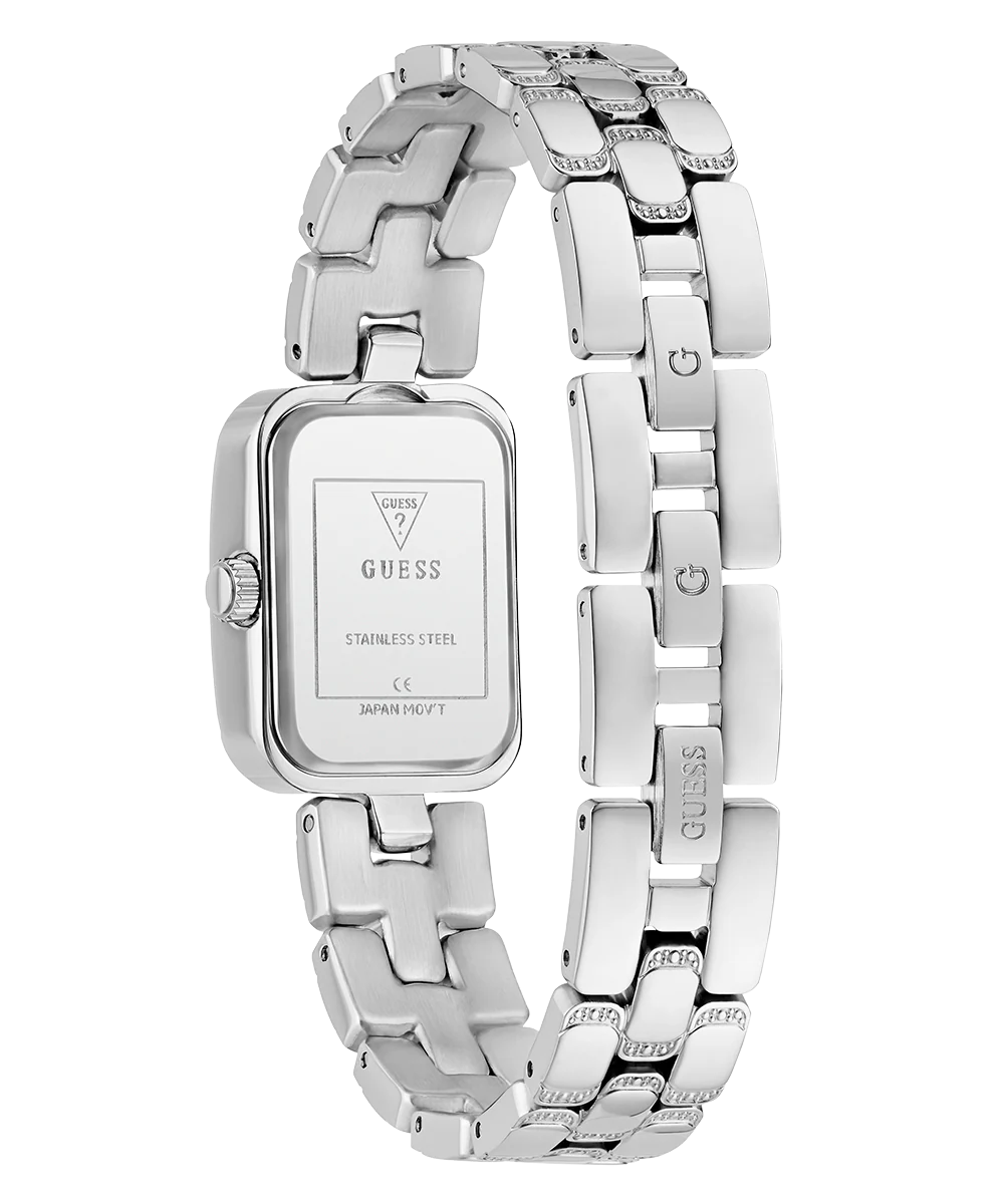 GUESS Ladies Silver Tone Analog Watch - Image 8