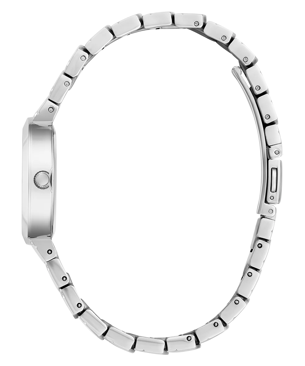GUESS Ladies Silver Tone Analog Watch - Image 8
