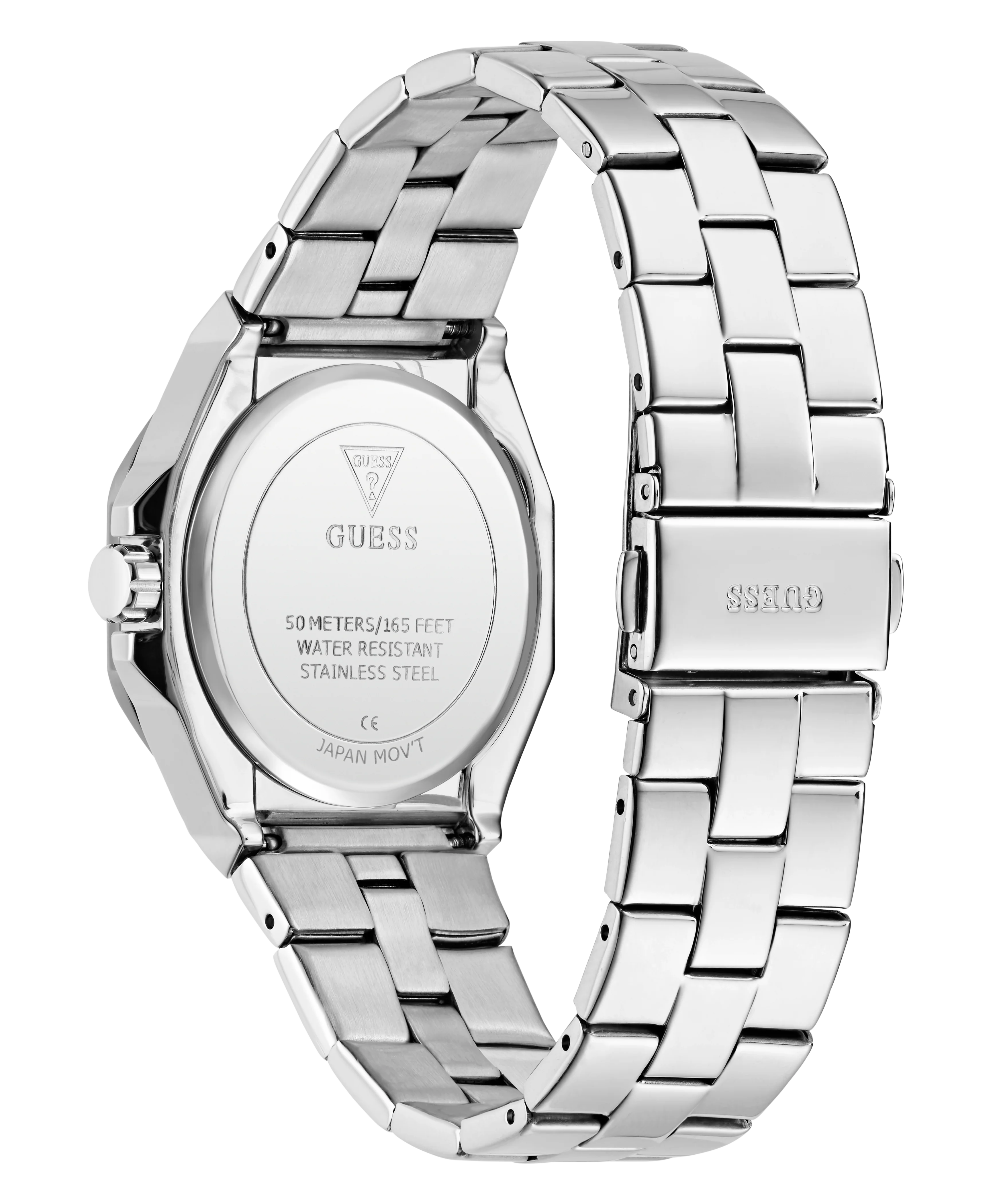 GUESS Ladies Silver Tone Analog Watch - Image 7