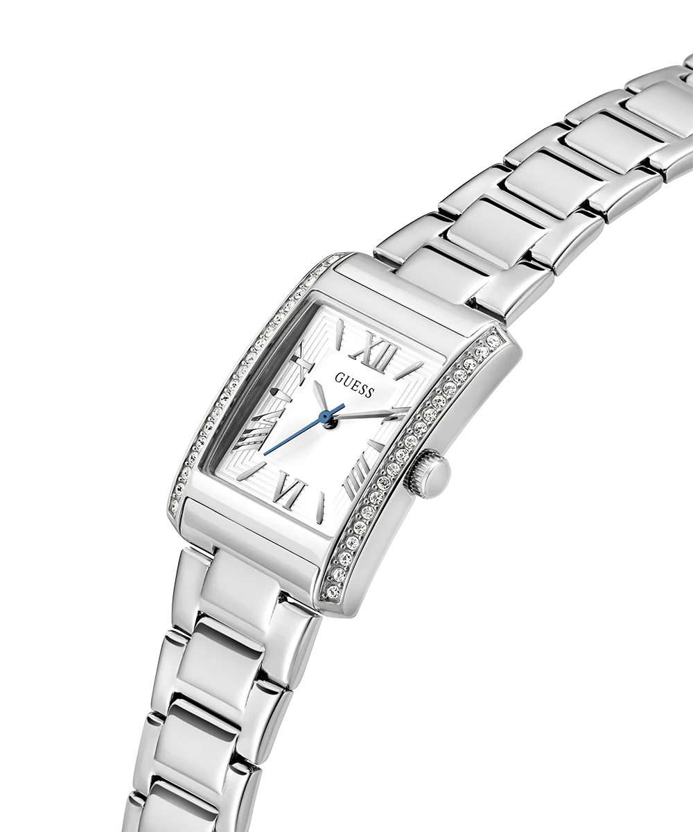 GUESS Ladies Silver Tone Analog Watch - Image 2